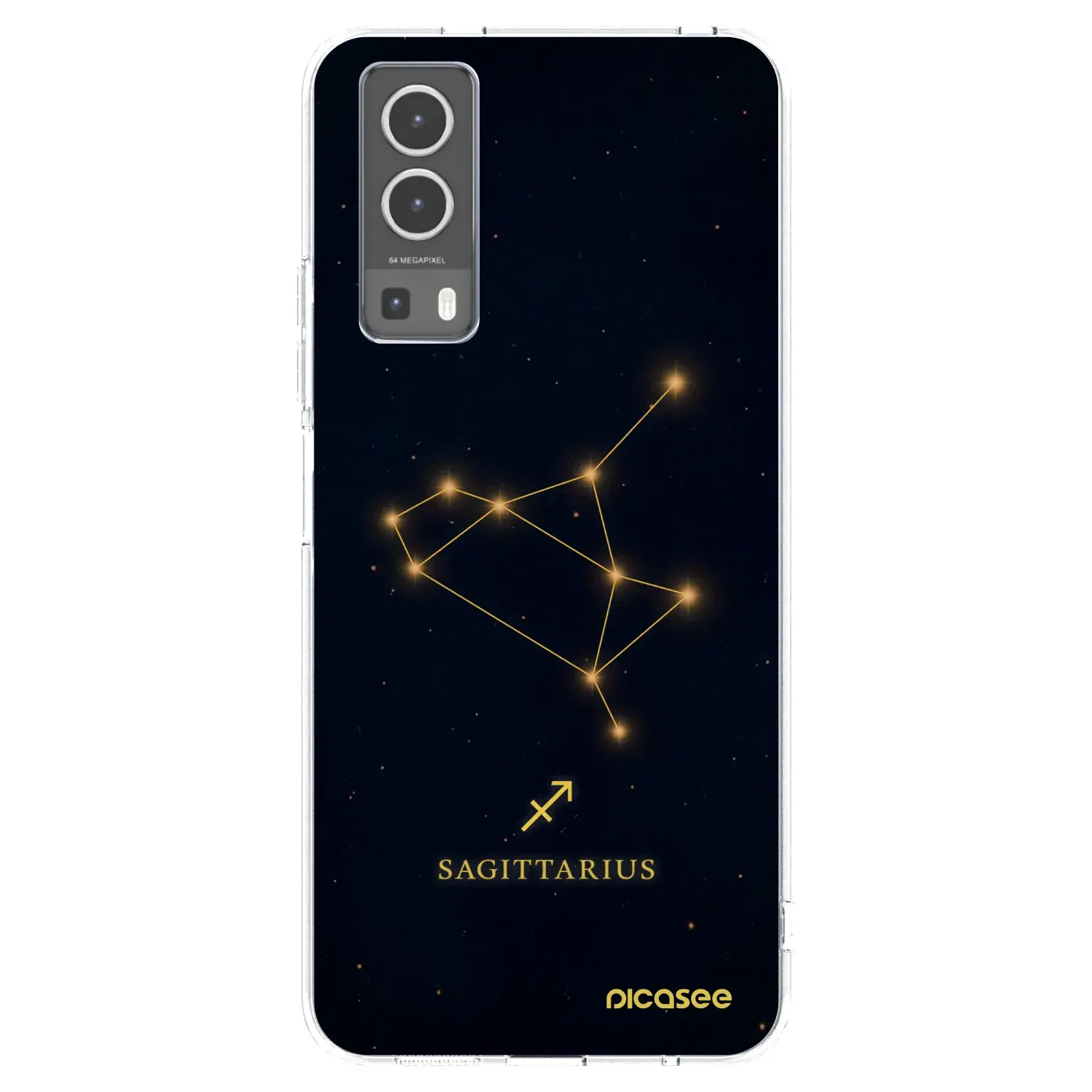 Silikonový průhledný obal pro Vivo Y72 5G - SAGITTARIUS