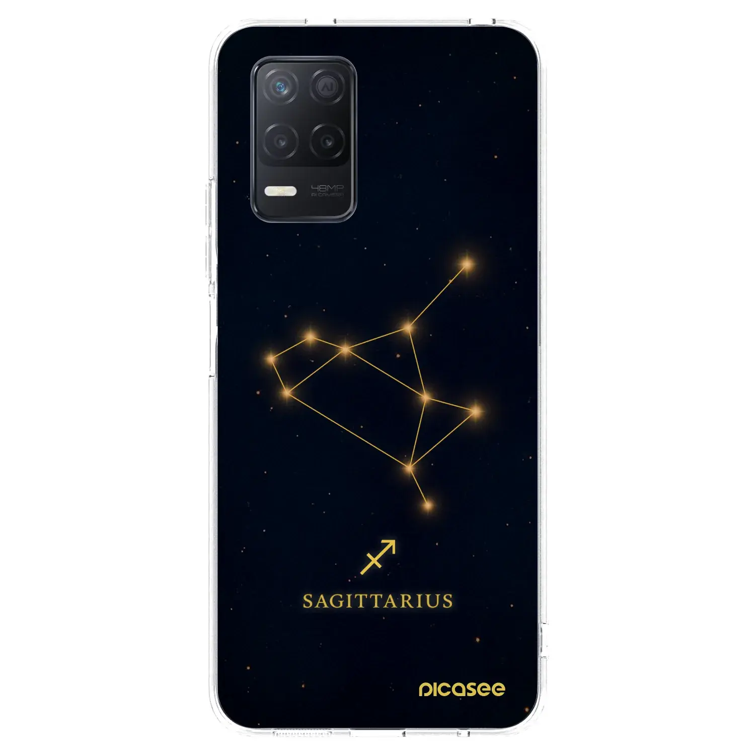 Silikonový průhledný obal pro Realme 8 5G - SAGITTARIUS