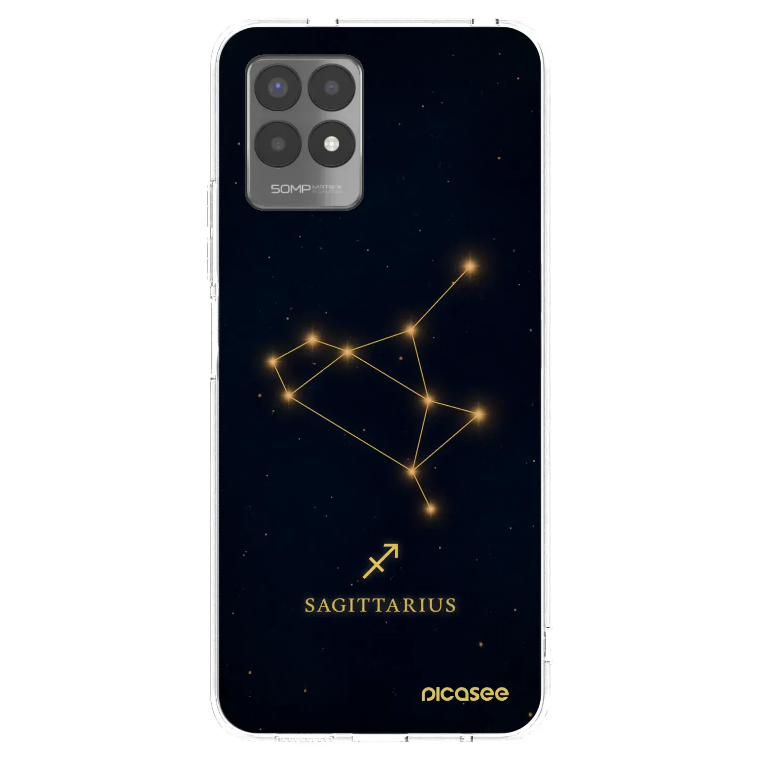 Silikonový průhledný obal pro Realme 8i - SAGITTARIUS