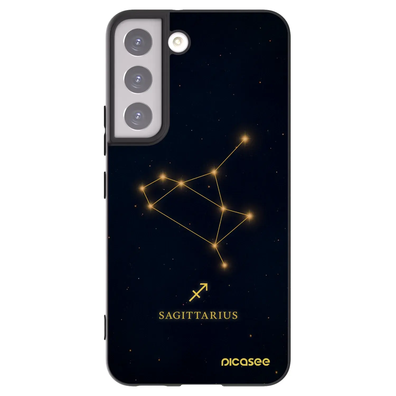 Silikonový černý obal pro Samsung Galaxy S22 5G - SAGITTARIUS