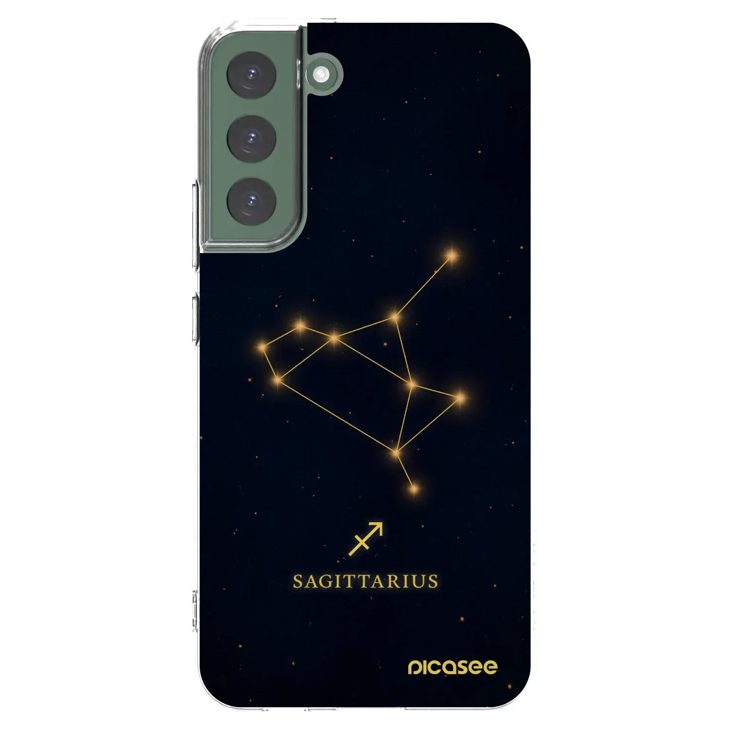 Silikonový průhledný obal pro Samsung Galaxy S22+ 5G - SAGITTARIUS