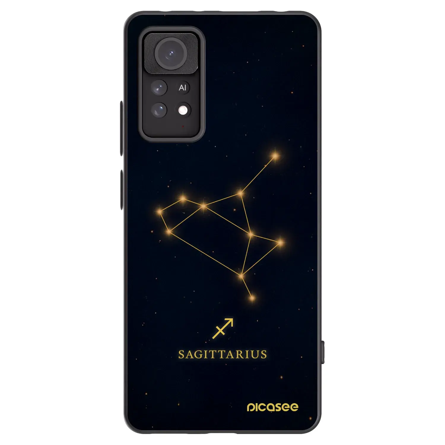 Silikonový černý obal pro Xiaomi Redmi Note 11 Pro - SAGITTARIUS