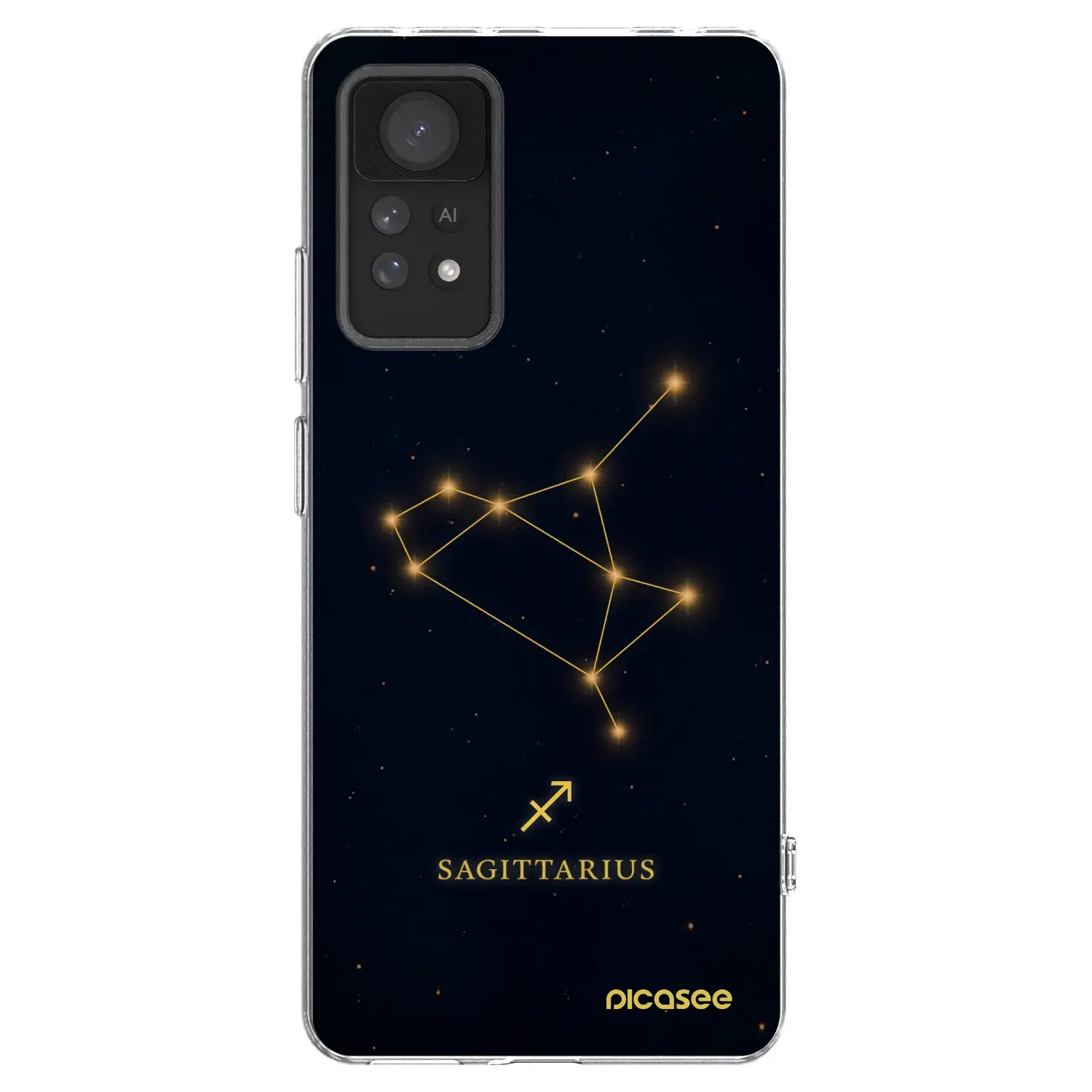 Silikonový průhledný obal pro Xiaomi Redmi Note 11 Pro 5G - SAGITTARIUS