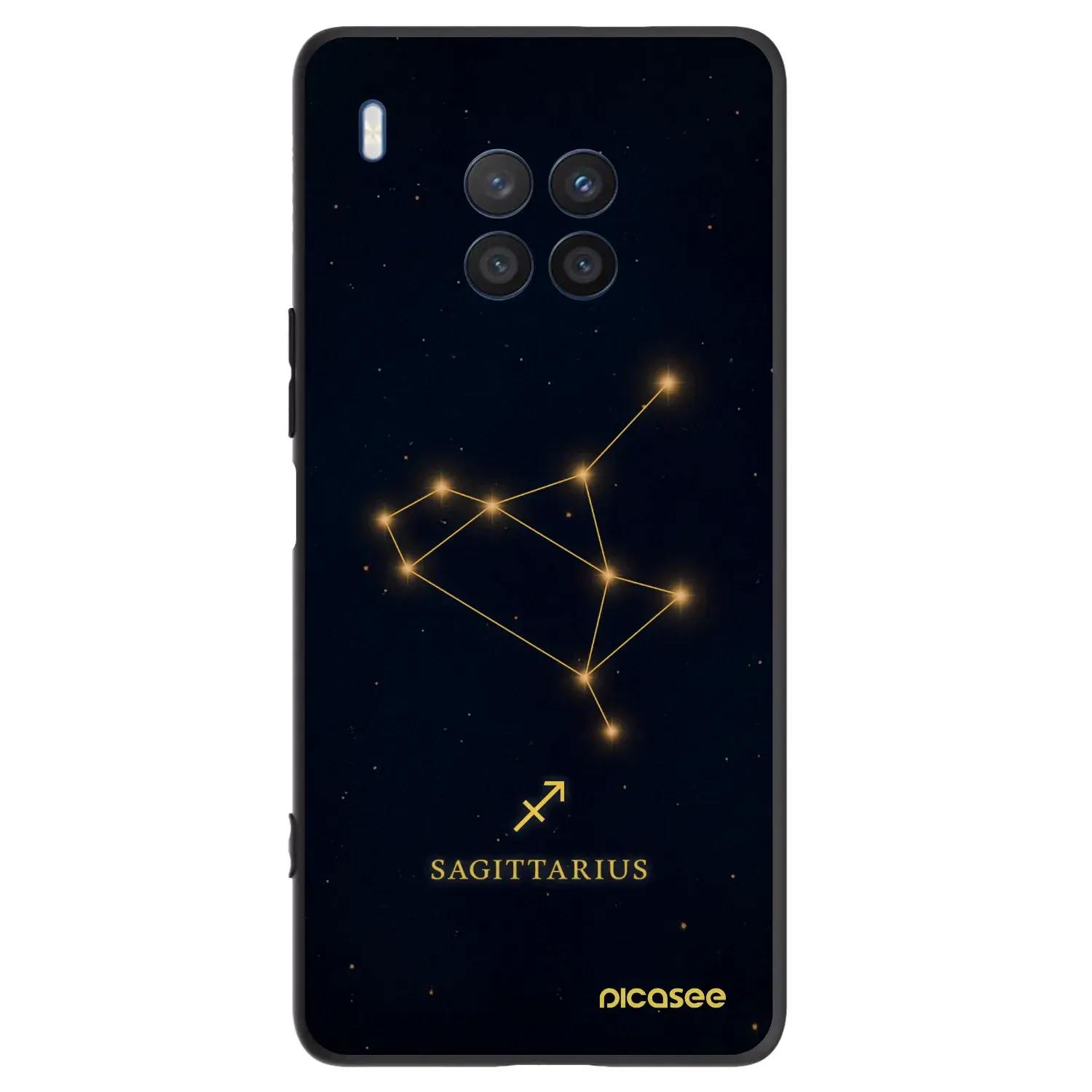 Silikonový černý obal pro Honor 50 Lite - SAGITTARIUS