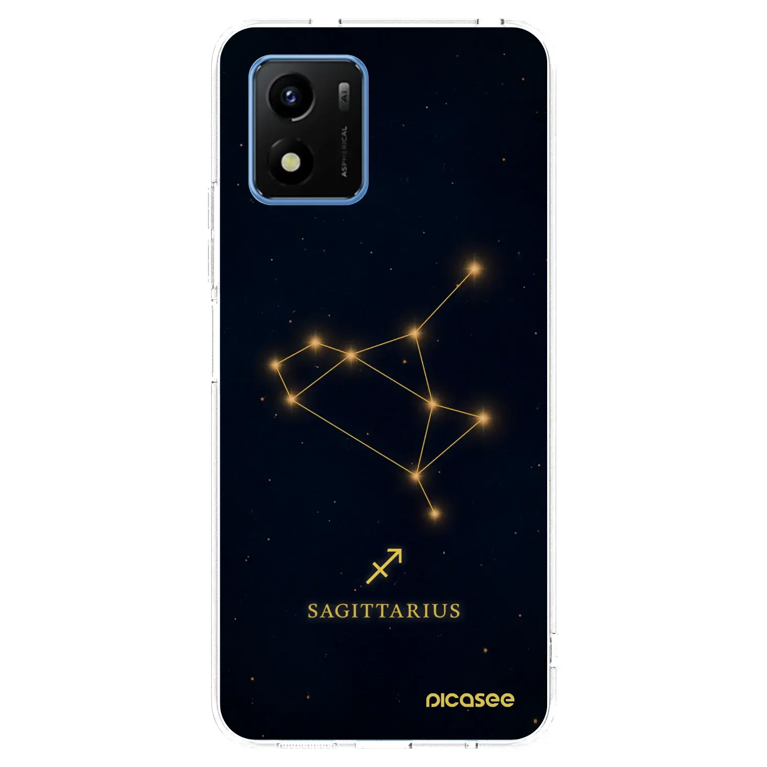 Silikonový průhledný obal pro Vivo Y01 - SAGITTARIUS