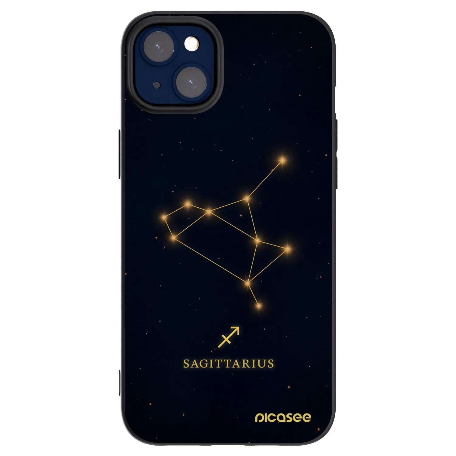 Silikonový černý obal pro Apple iPhone 14 Plus - SAGITTARIUS
