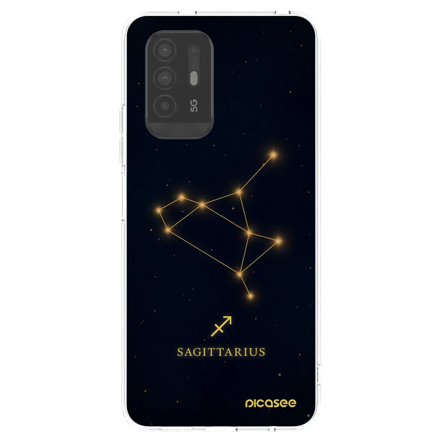 Silikonový průhledný obal pro OPPO A94 5G - SAGITTARIUS