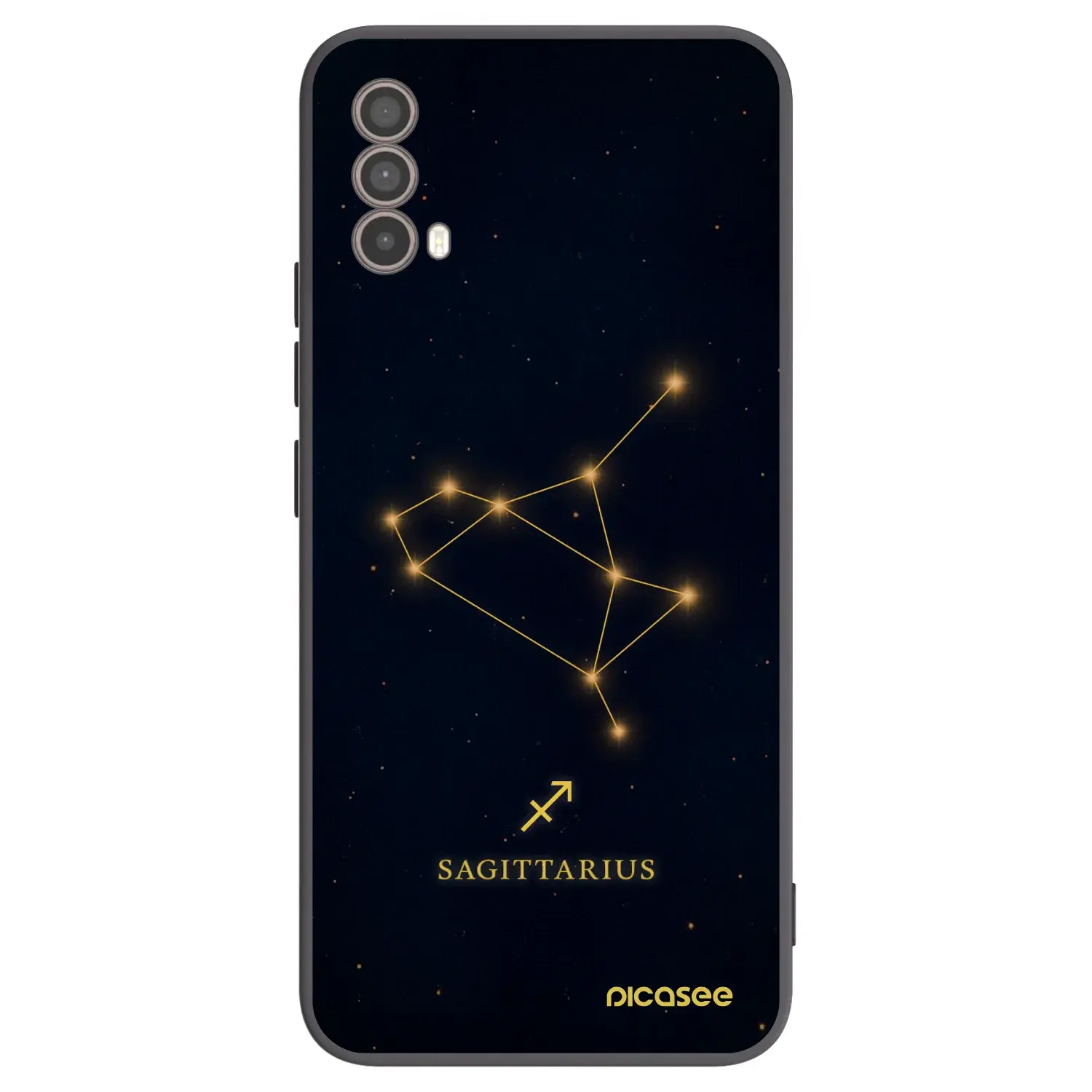 Silikonový černý obal pro Motorola Moto E40 - SAGITTARIUS