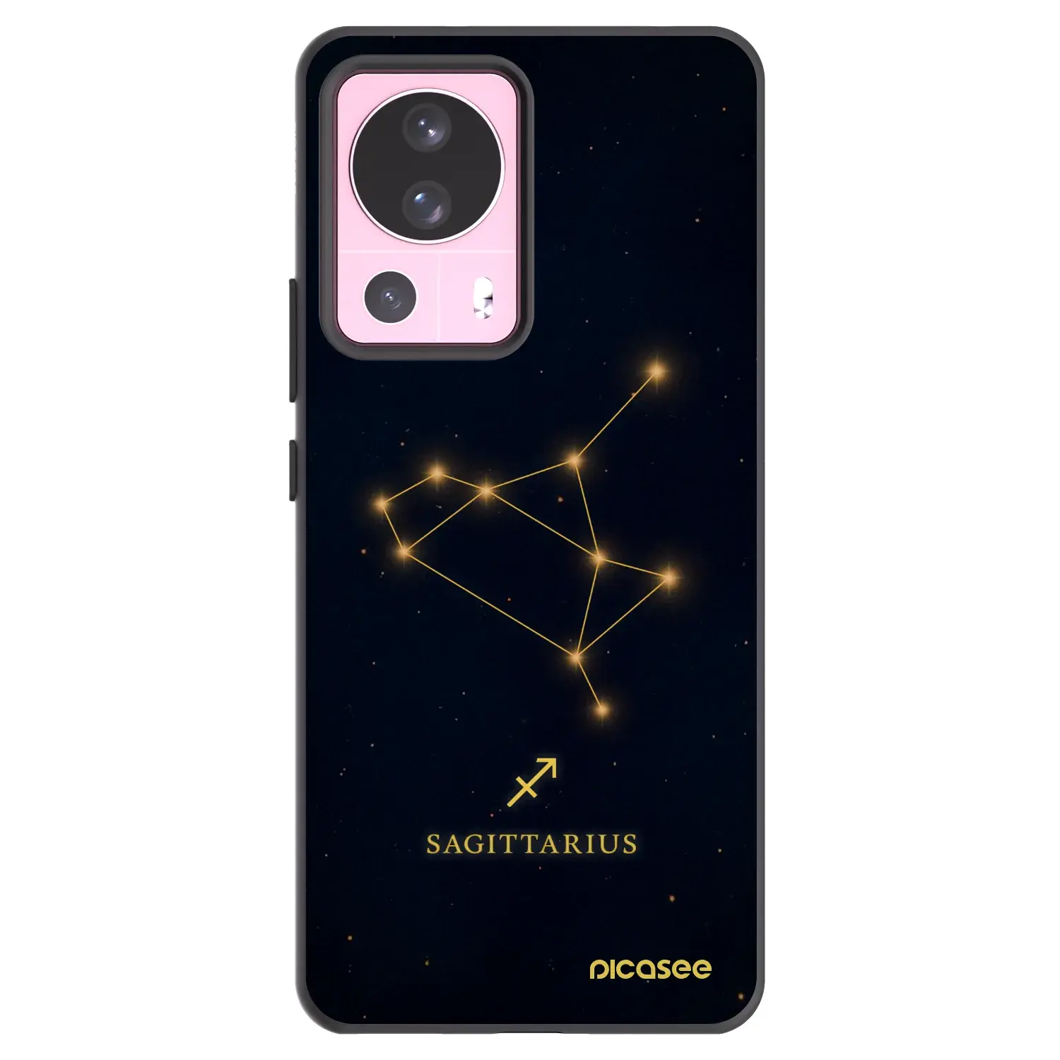 Silikonový černý obal pro Xiaomi 13 Lite - SAGITTARIUS