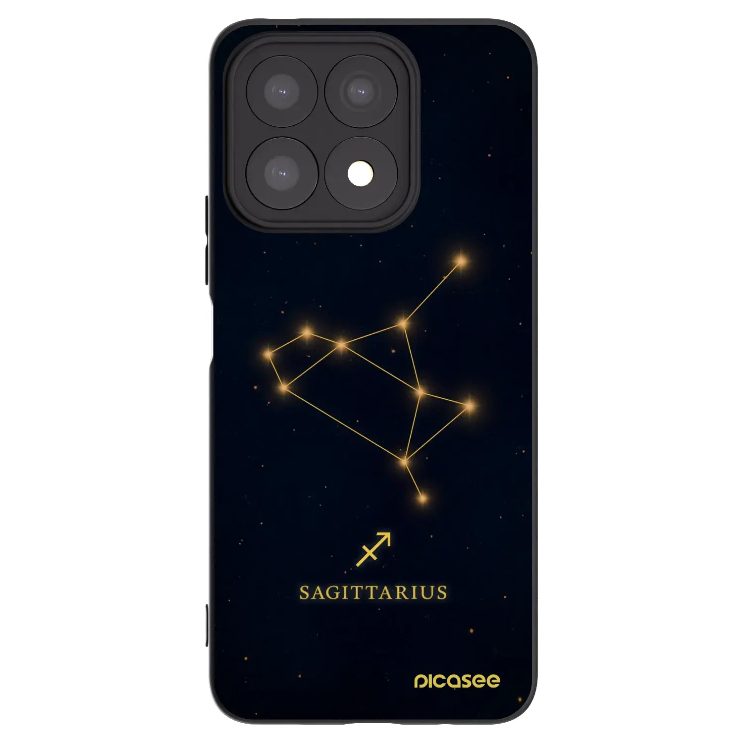Silikonový černý obal pro Honor X8a - SAGITTARIUS