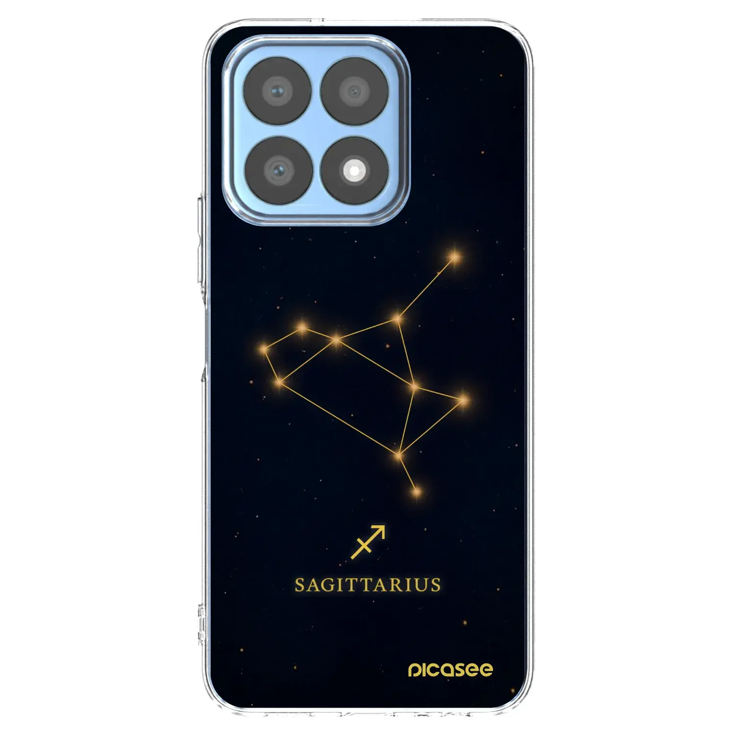 Silikonový průhledný obal pro Honor X8a - SAGITTARIUS