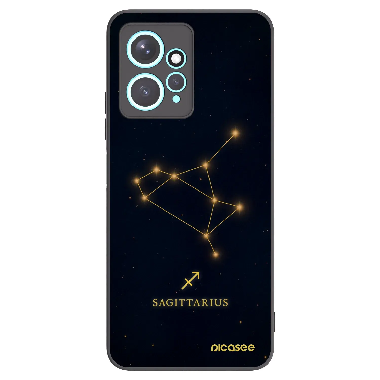 Silikonový černý obal pro Xiaomi Redmi Note 12 4G - SAGITTARIUS