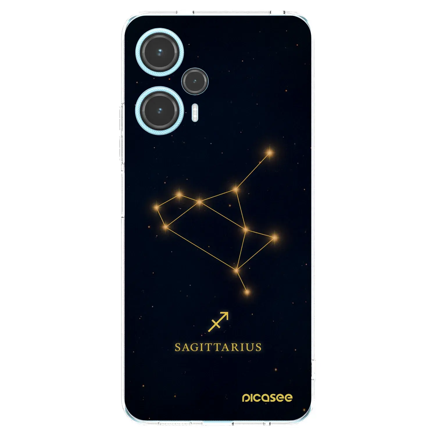 Silikonový průhledný obal pro Xiaomi Poco F5 - SAGITTARIUS