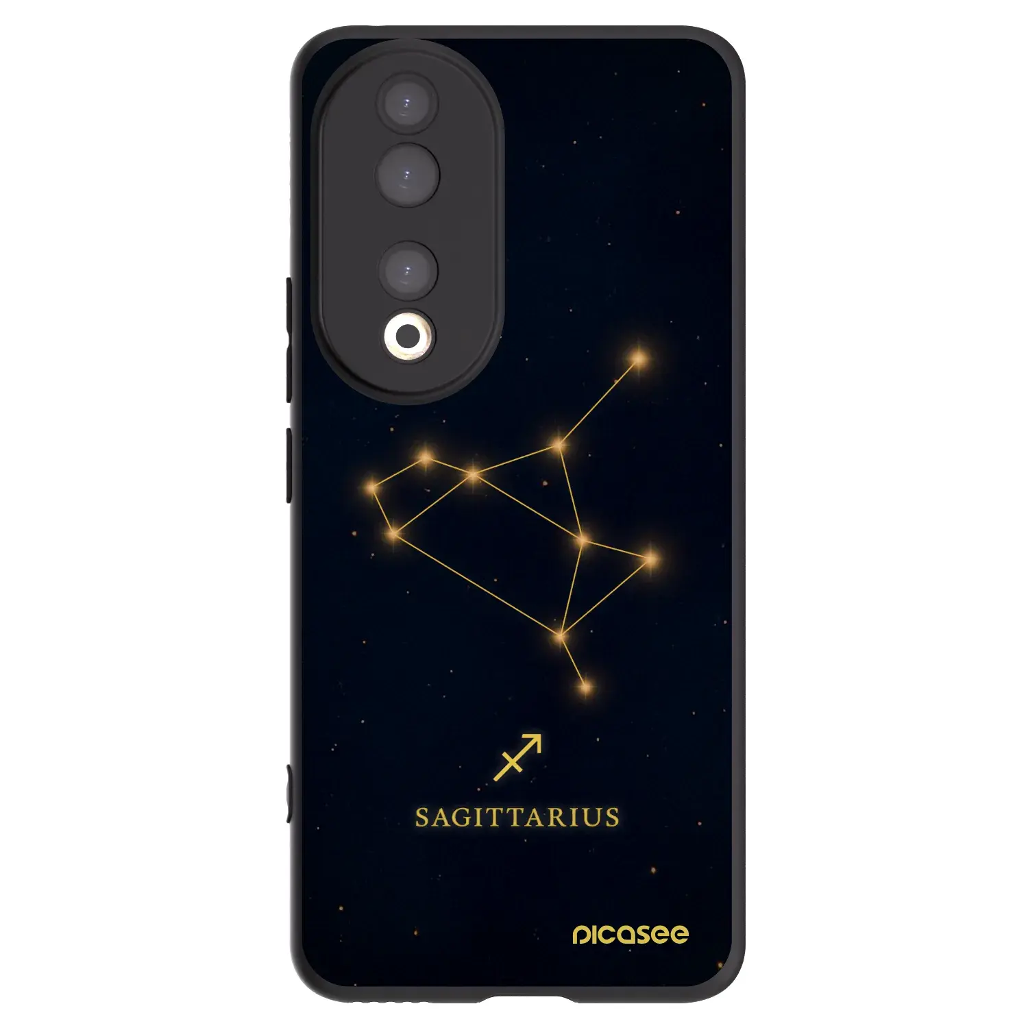 Silikonový černý obal pro Honor 90 5G - SAGITTARIUS