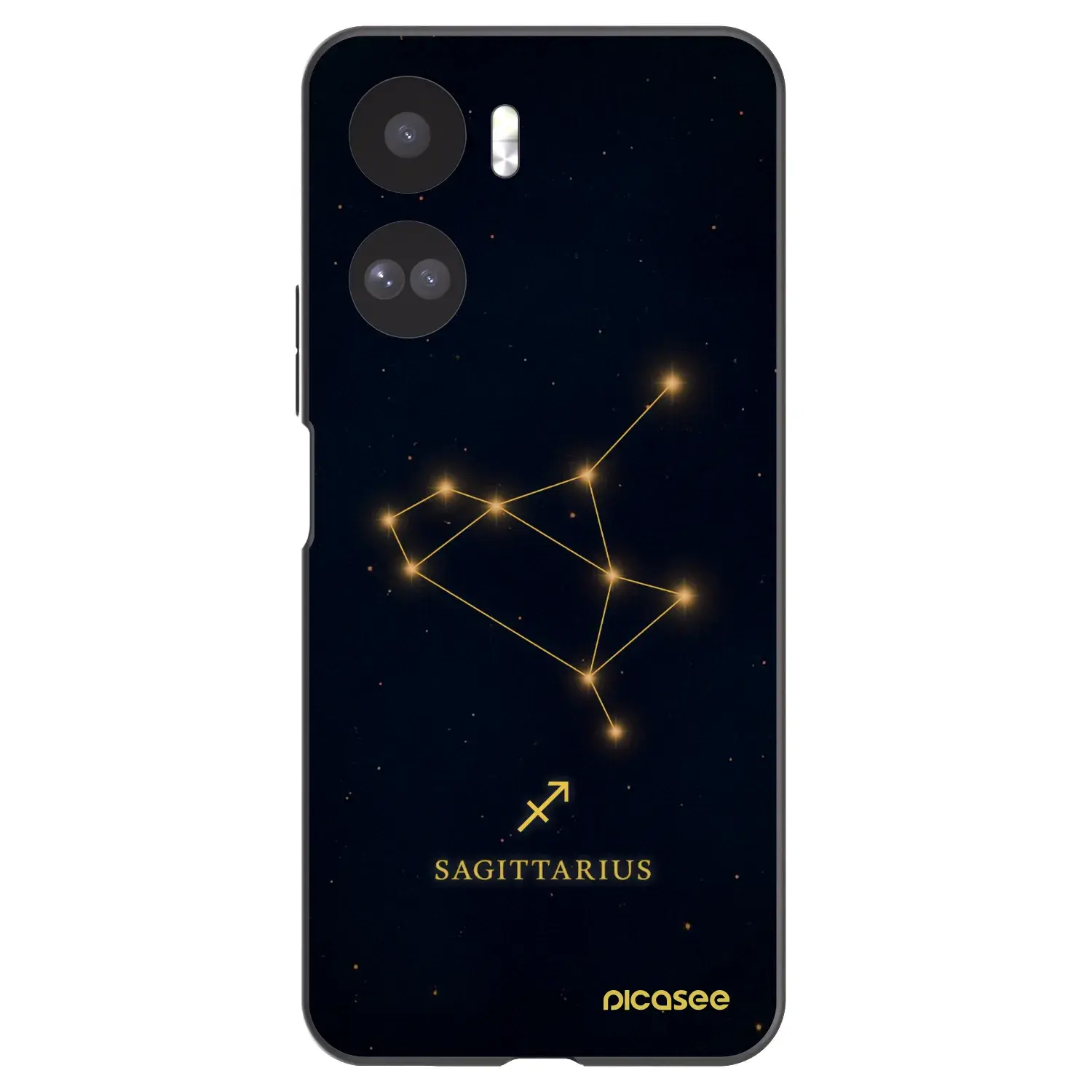 Silikonový černý obal pro Honor 90 Lite 5G - SAGITTARIUS