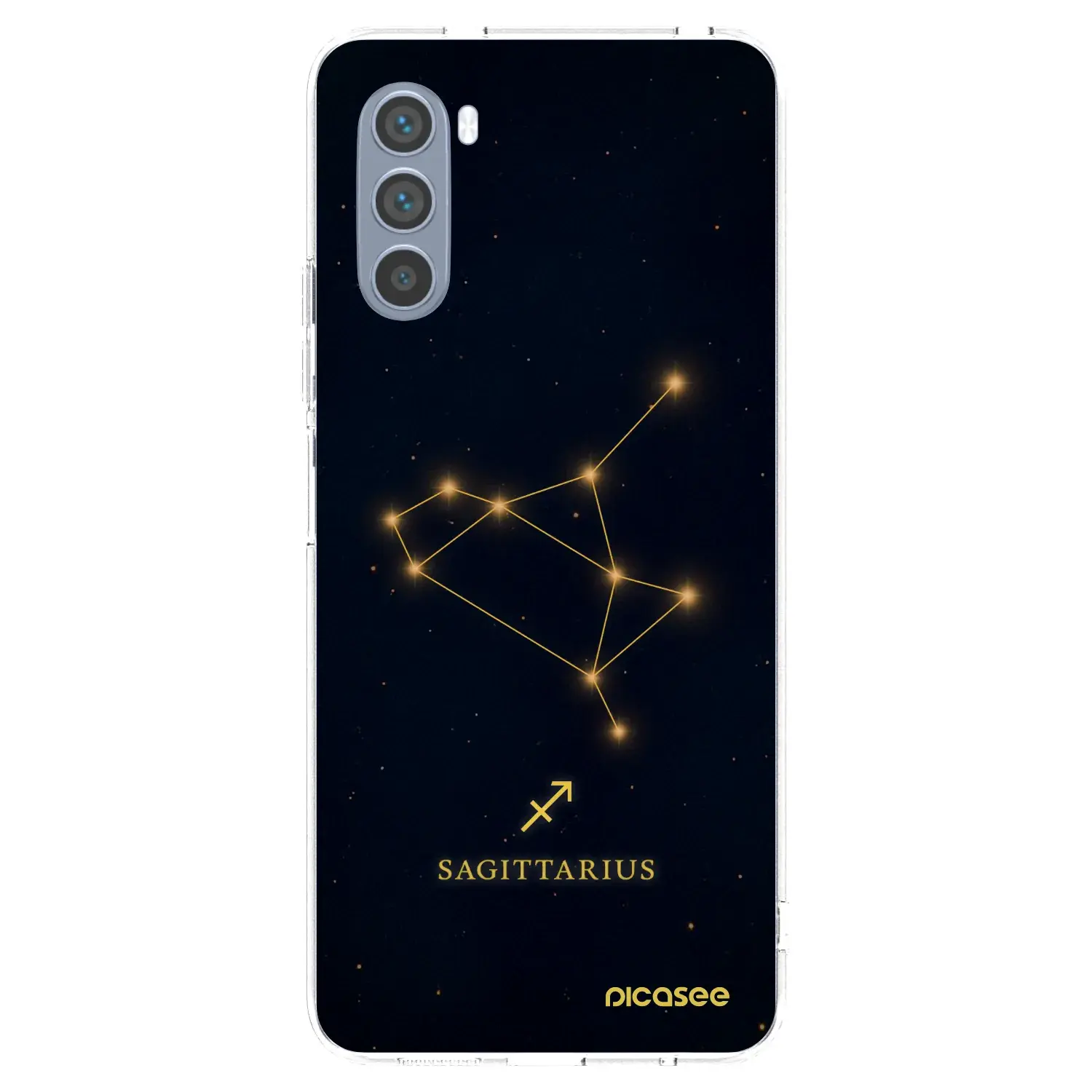 Silikonový průhledný obal pro Motorola Moto G62 - SAGITTARIUS