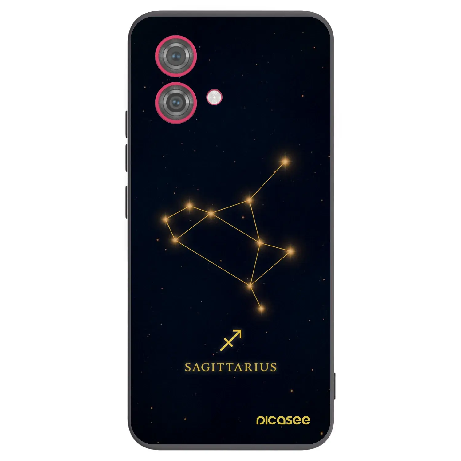 Silikonový černý obal pro Motorola Moto G84 5G - SAGITTARIUS