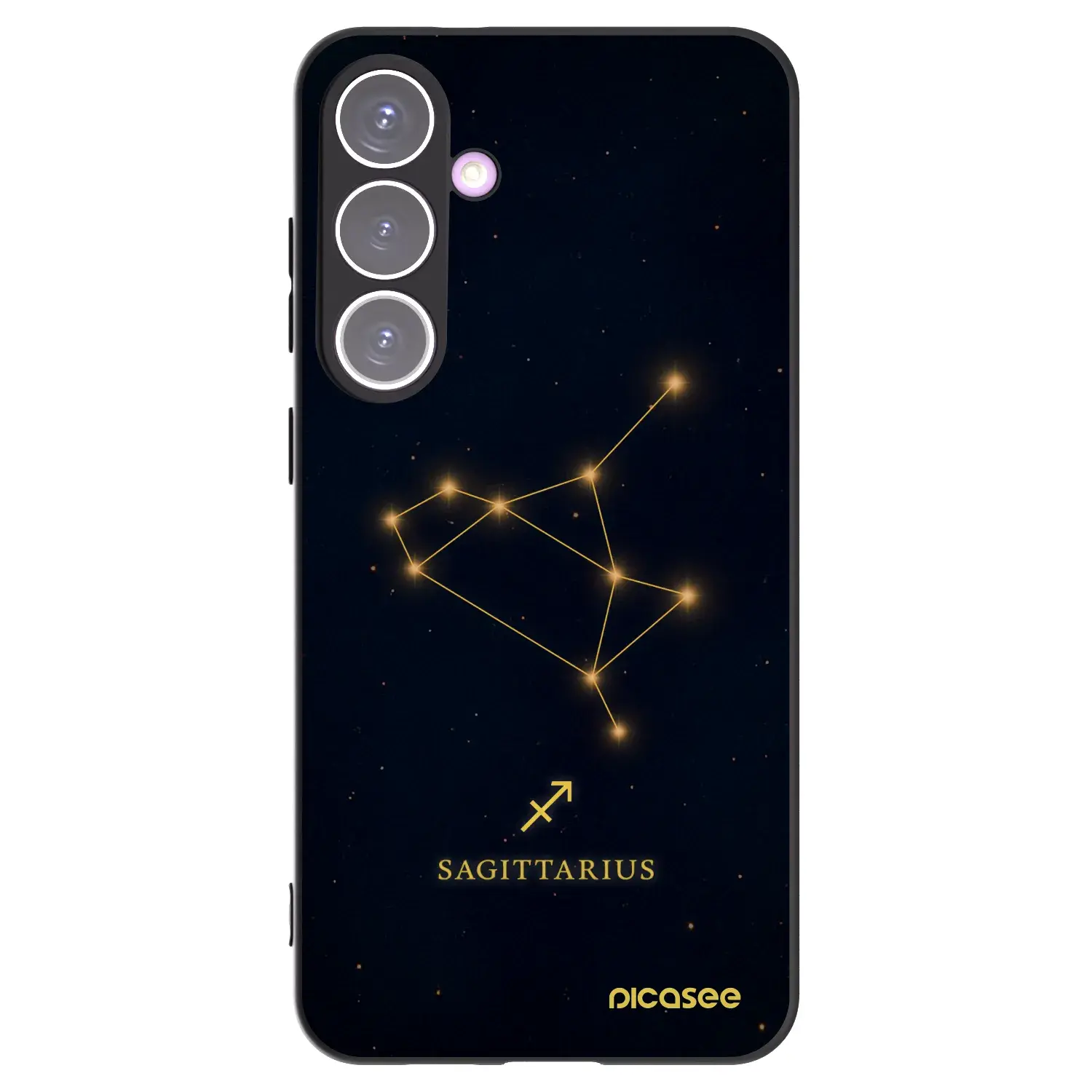 Silikonový černý obal pro Samsung Galaxy S24+ S926B 5G - SAGITTARIUS