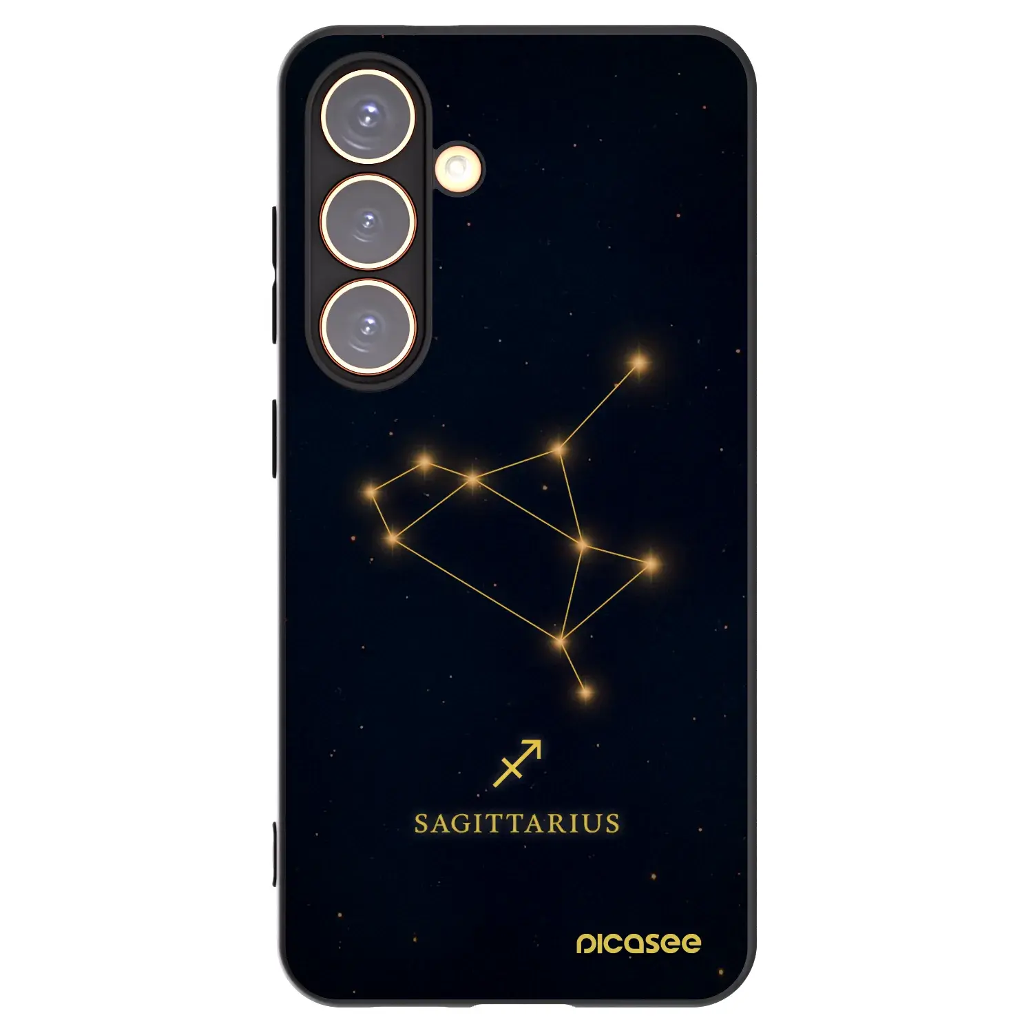 Silikonový černý obal pro Samsung Galaxy S24 S921B 5G - SAGITTARIUS