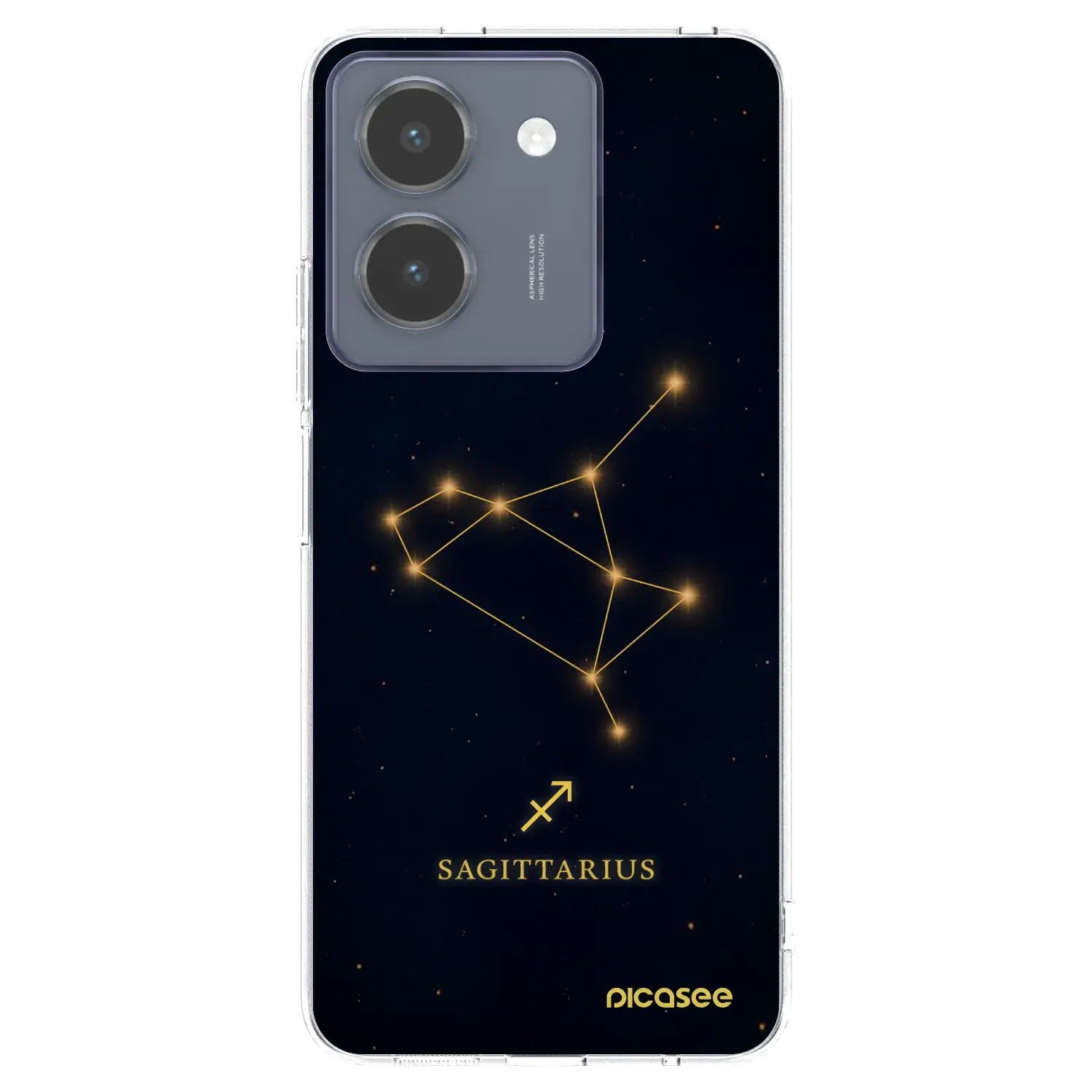 Silikonový průhledný obal pro Vivo Y36 4G - SAGITTARIUS