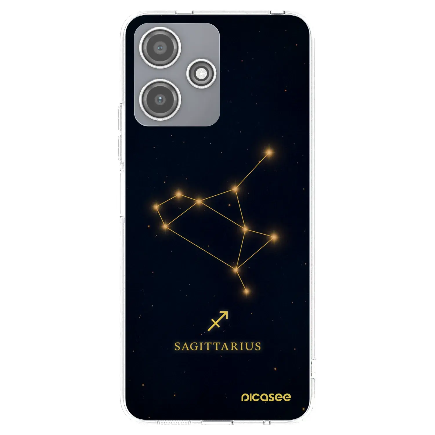 Silikonový průhledný obal pro Xiaomi Redmi 12 5G - SAGITTARIUS