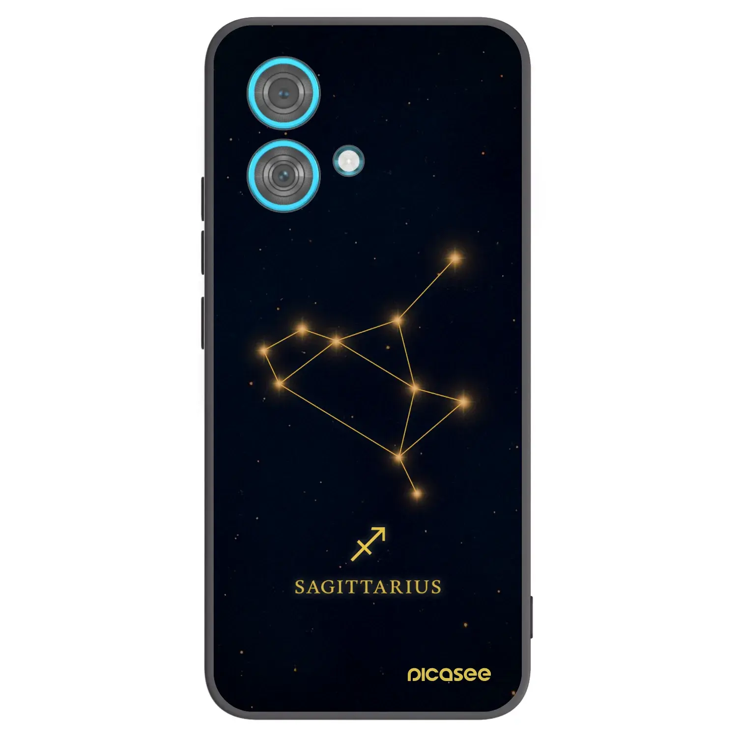 Silikonový černý obal pro Motorola Edge 40 Neo - SAGITTARIUS