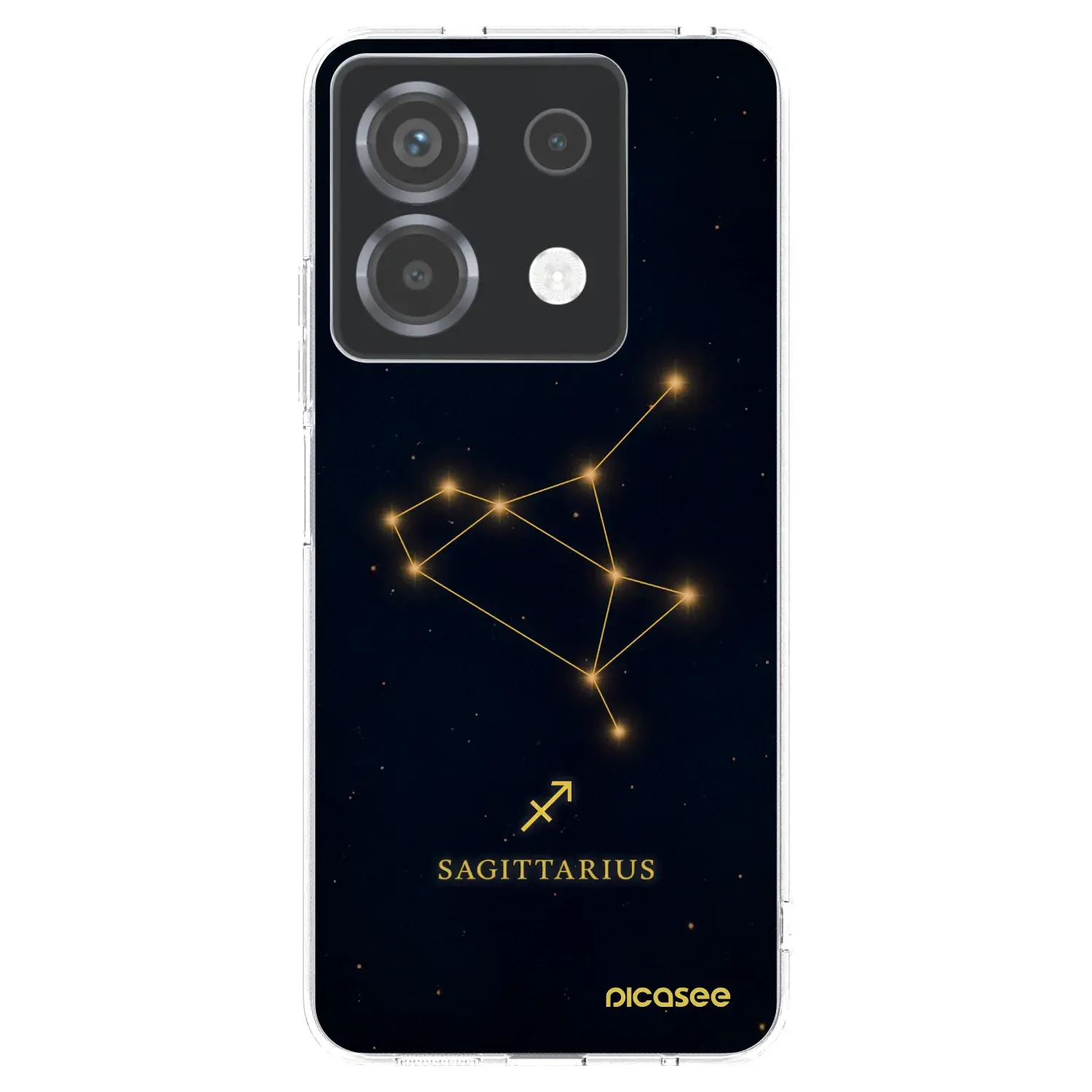 Silikonový průhledný obal pro Xiaomi Poco X6 - SAGITTARIUS