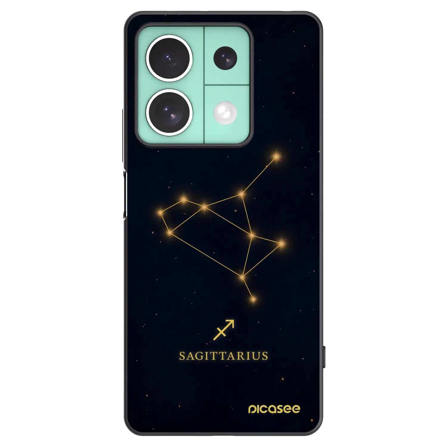 Silikonový černý obal pro Xiaomi Redmi Note 13 5G - SAGITTARIUS