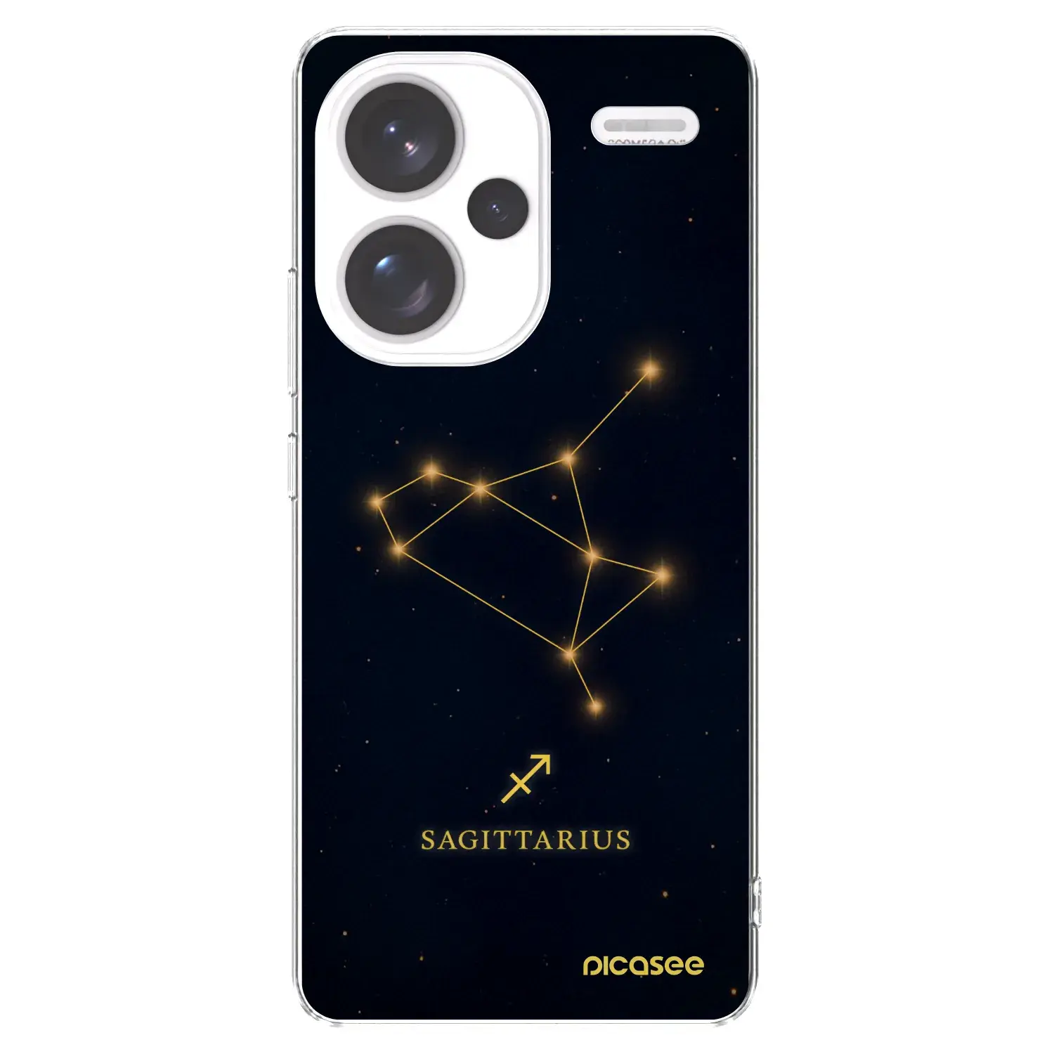 Silikonový průhledný obal pro Xiaomi Redmi Note 13 Pro+ 5G - SAGITTARIUS