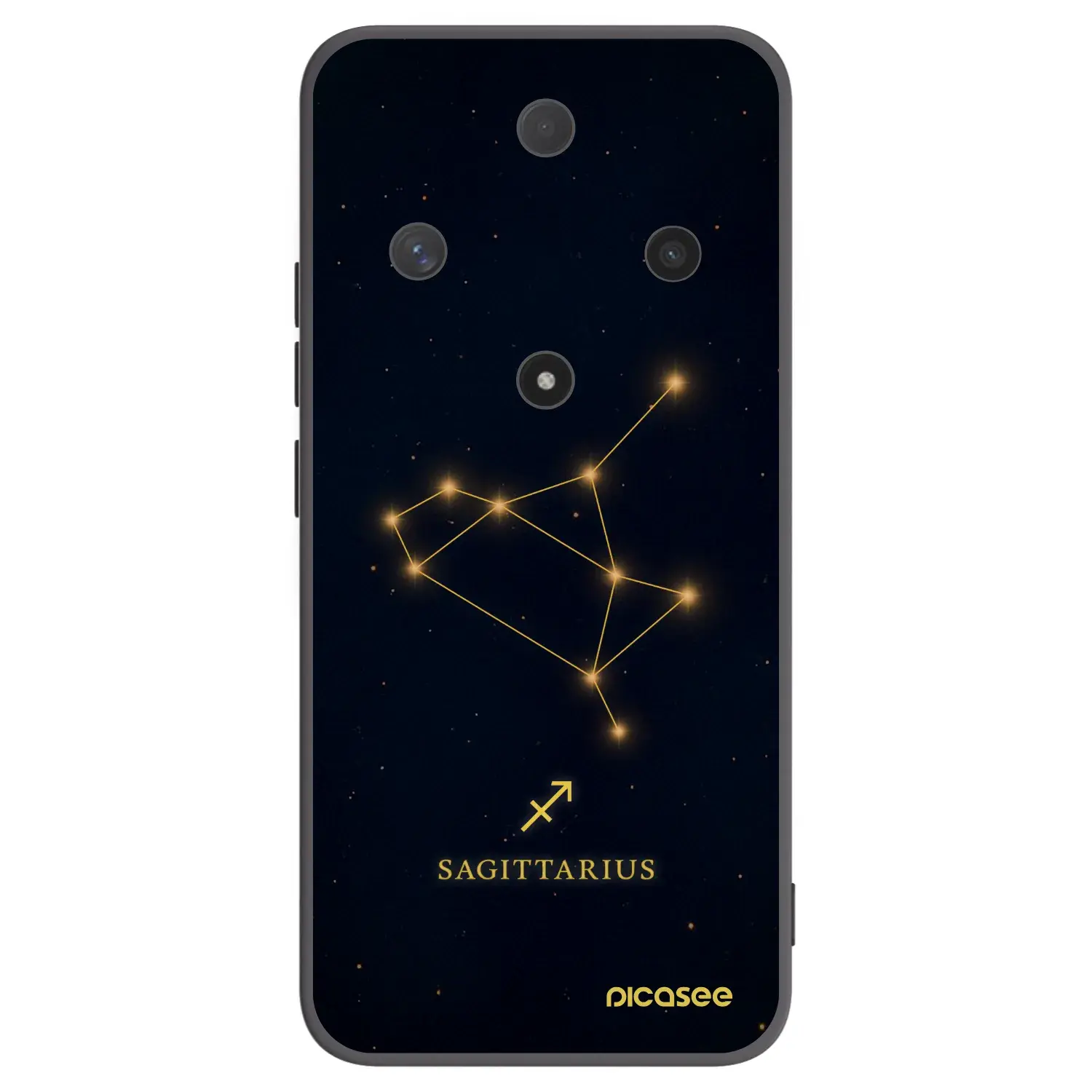 Silikonový černý obal pro Honor Magic6 Lite 5G - SAGITTARIUS