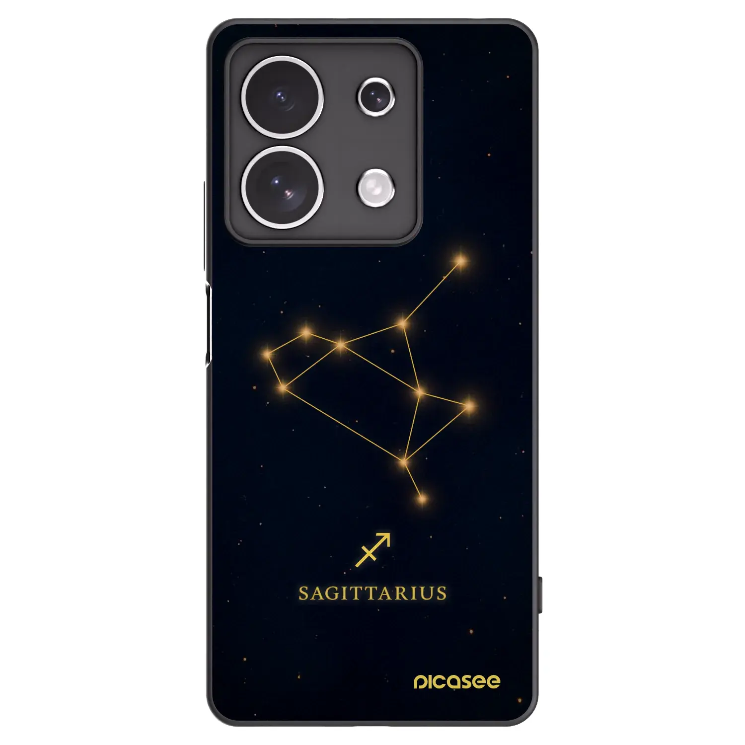 Silikonový černý obal pro Xiaomi Redmi Note 13 4G - SAGITTARIUS