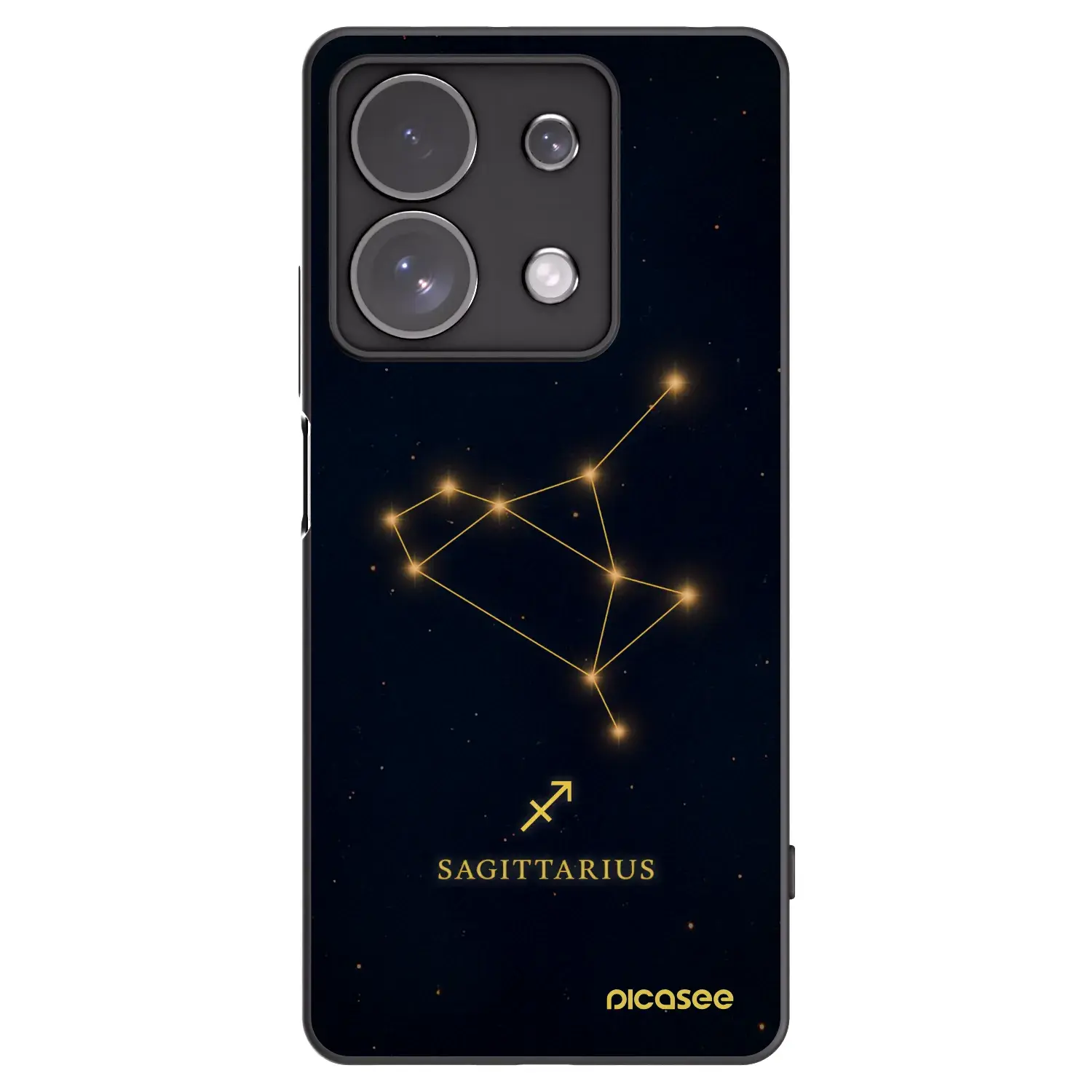 Silikonový černý obal pro Xiaomi Redmi Note 13 Pro 4G - SAGITTARIUS