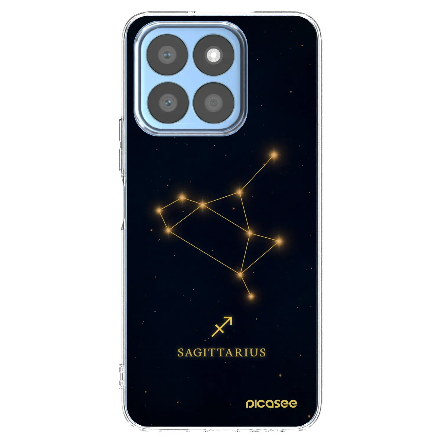 Silikonový průhledný obal pro Honor X8b - SAGITTARIUS