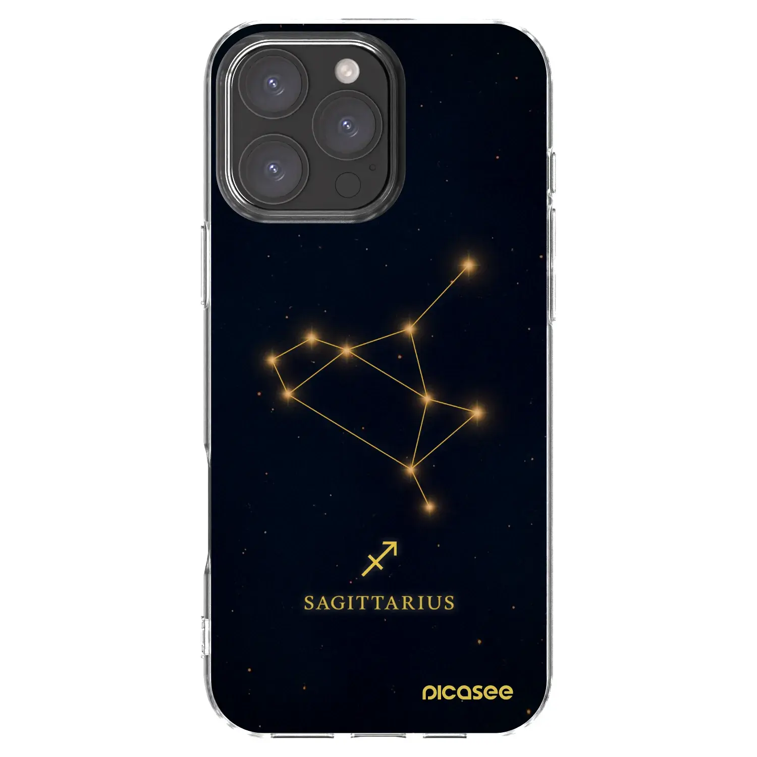 Silikonový průhledný obal pro Apple iPhone 16 Pro Max - SAGITTARIUS