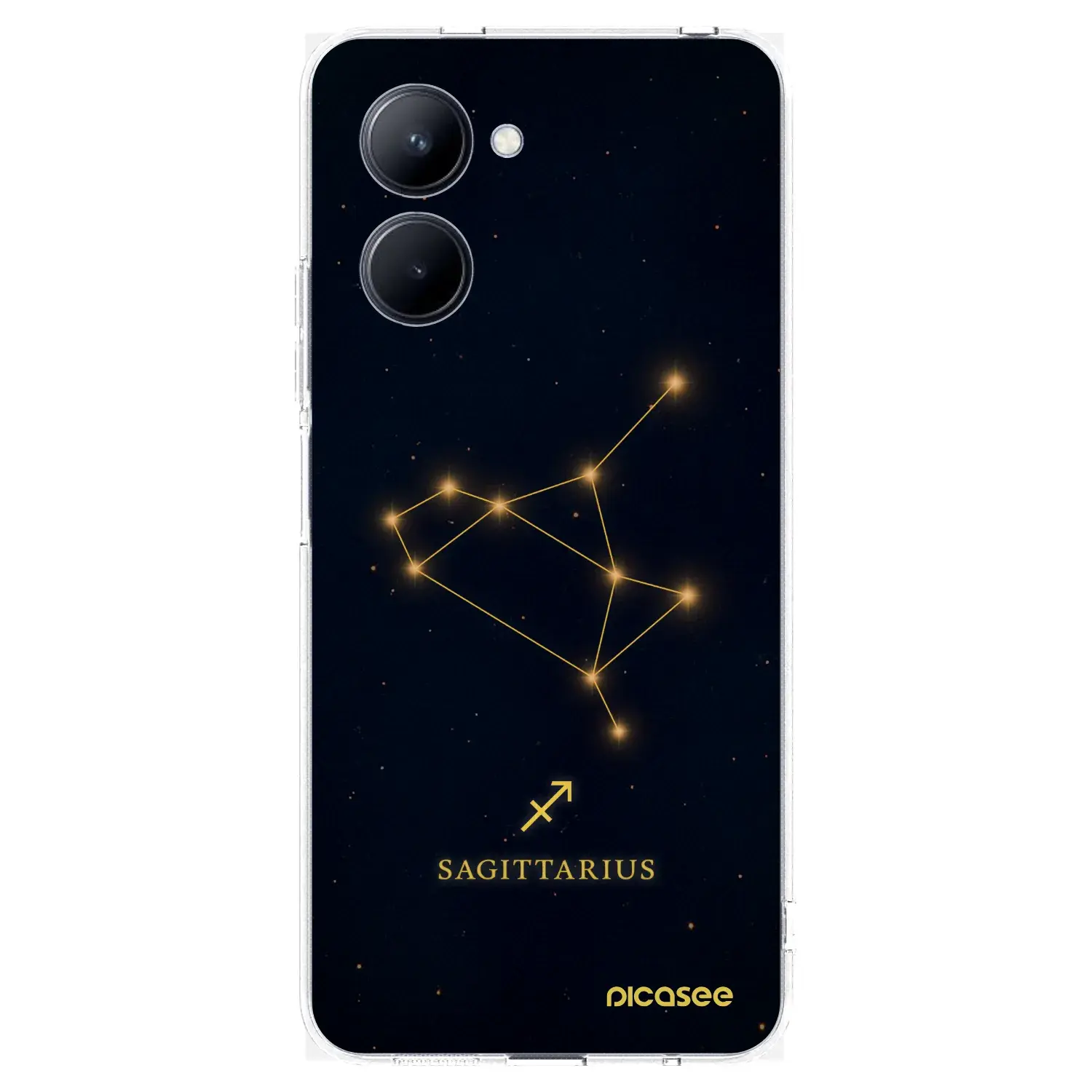 Silikonový průhledný obal pro Realme C33 (2023) - SAGITTARIUS