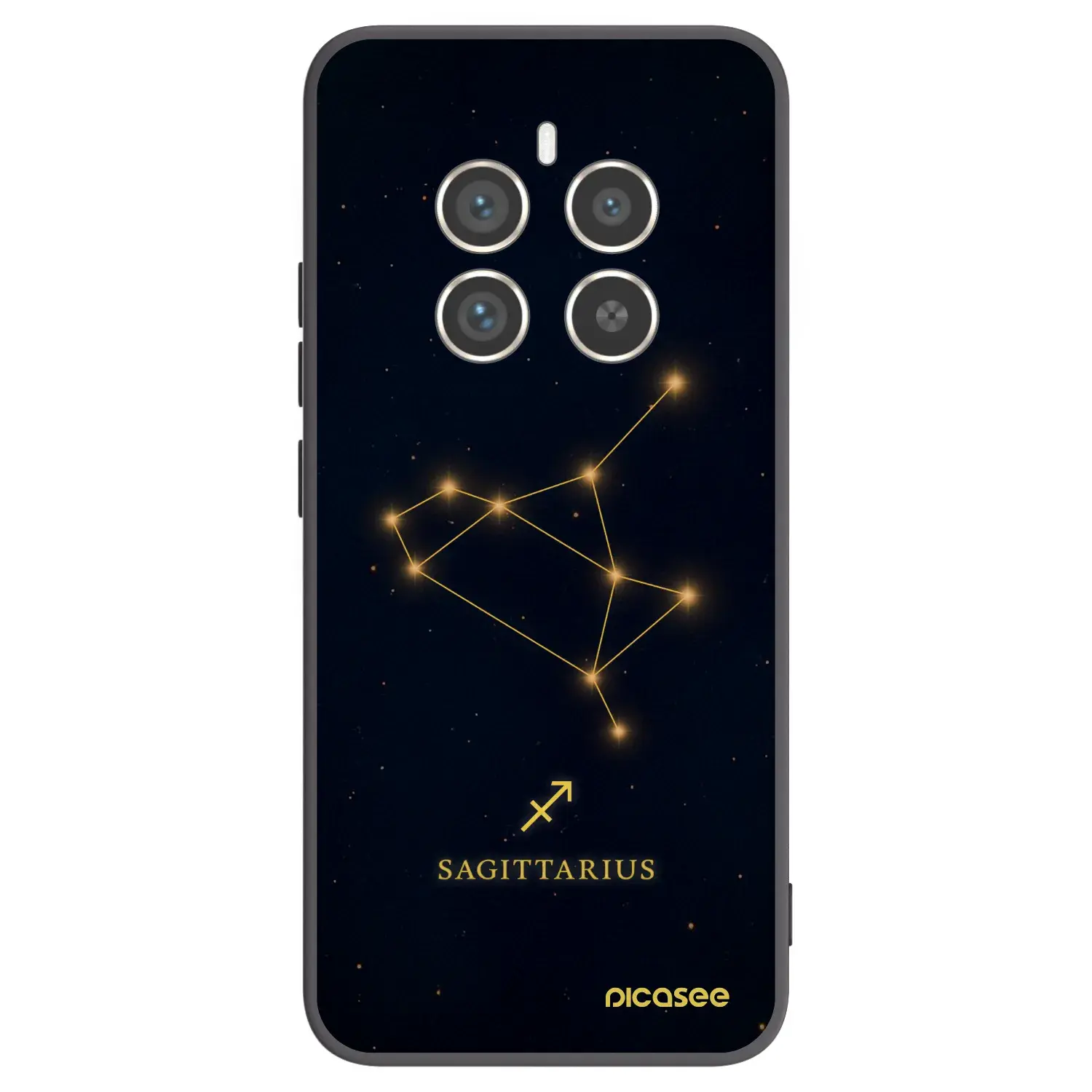 Silikonový černý obal pro Realme 12 Pro 5G - SAGITTARIUS