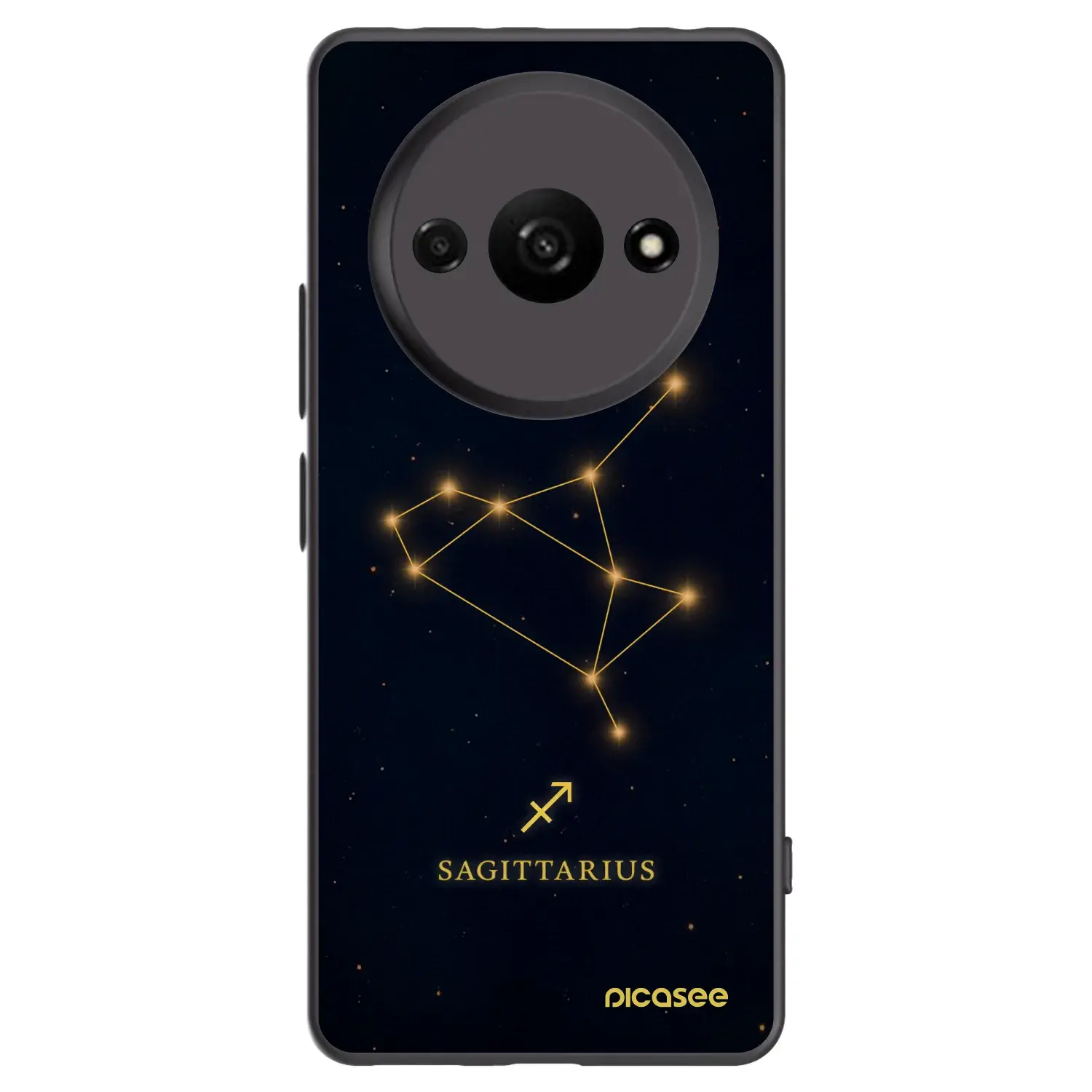 Silikonový černý obal pro Xiaomi Redmi A3 - SAGITTARIUS