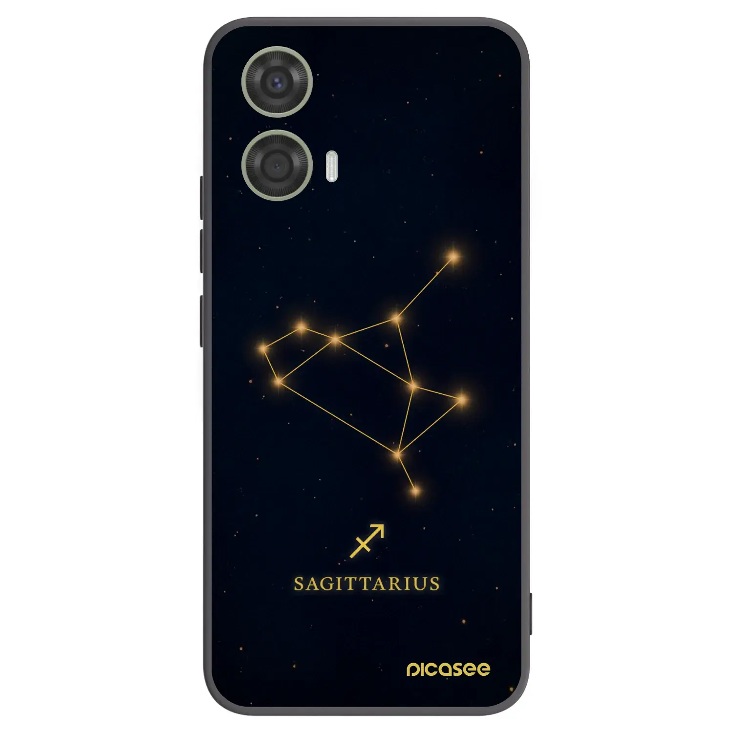 Silikonový černý obal pro Motorola Moto G24 - SAGITTARIUS