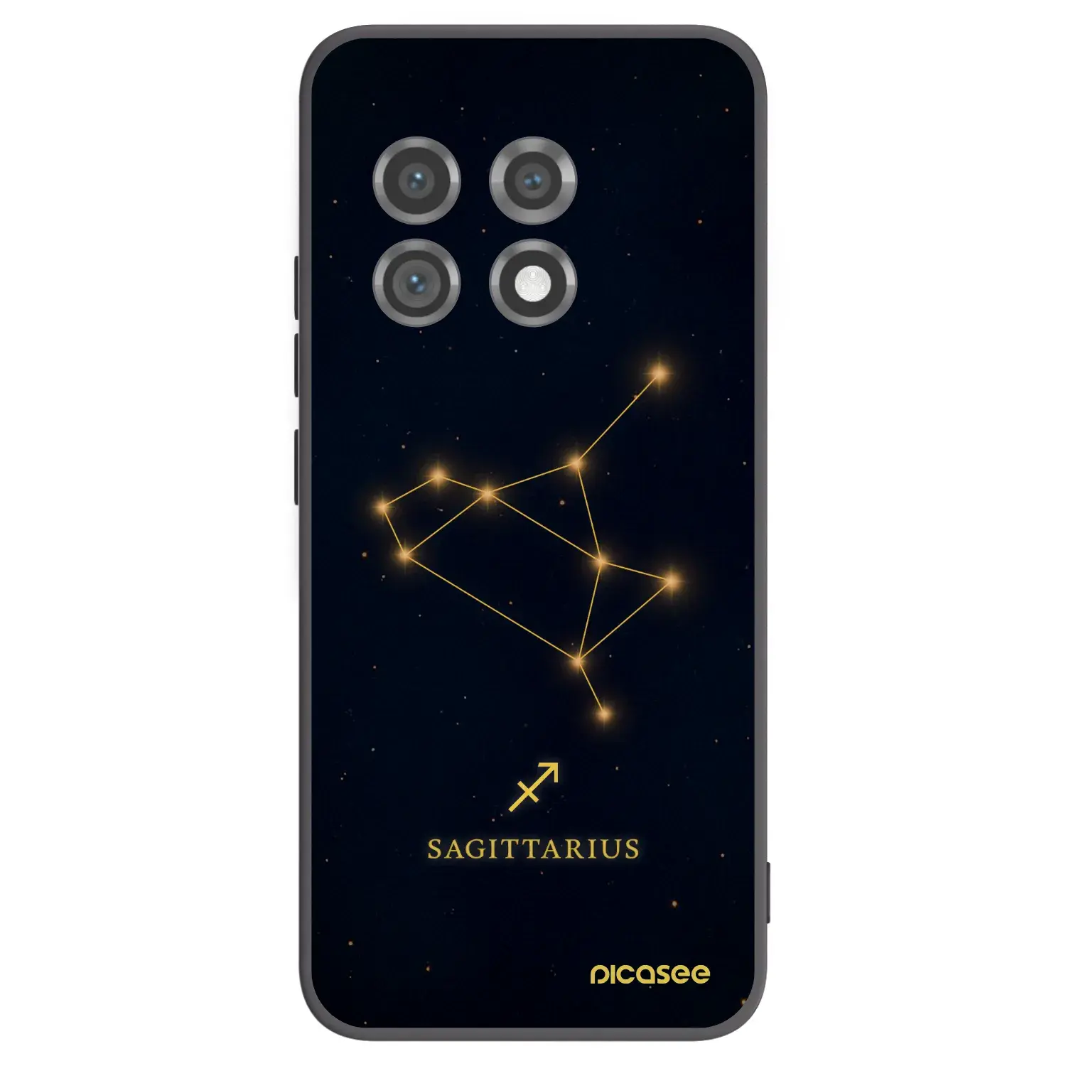 Silikonový černý obal pro OnePlus 11 5G - SAGITTARIUS