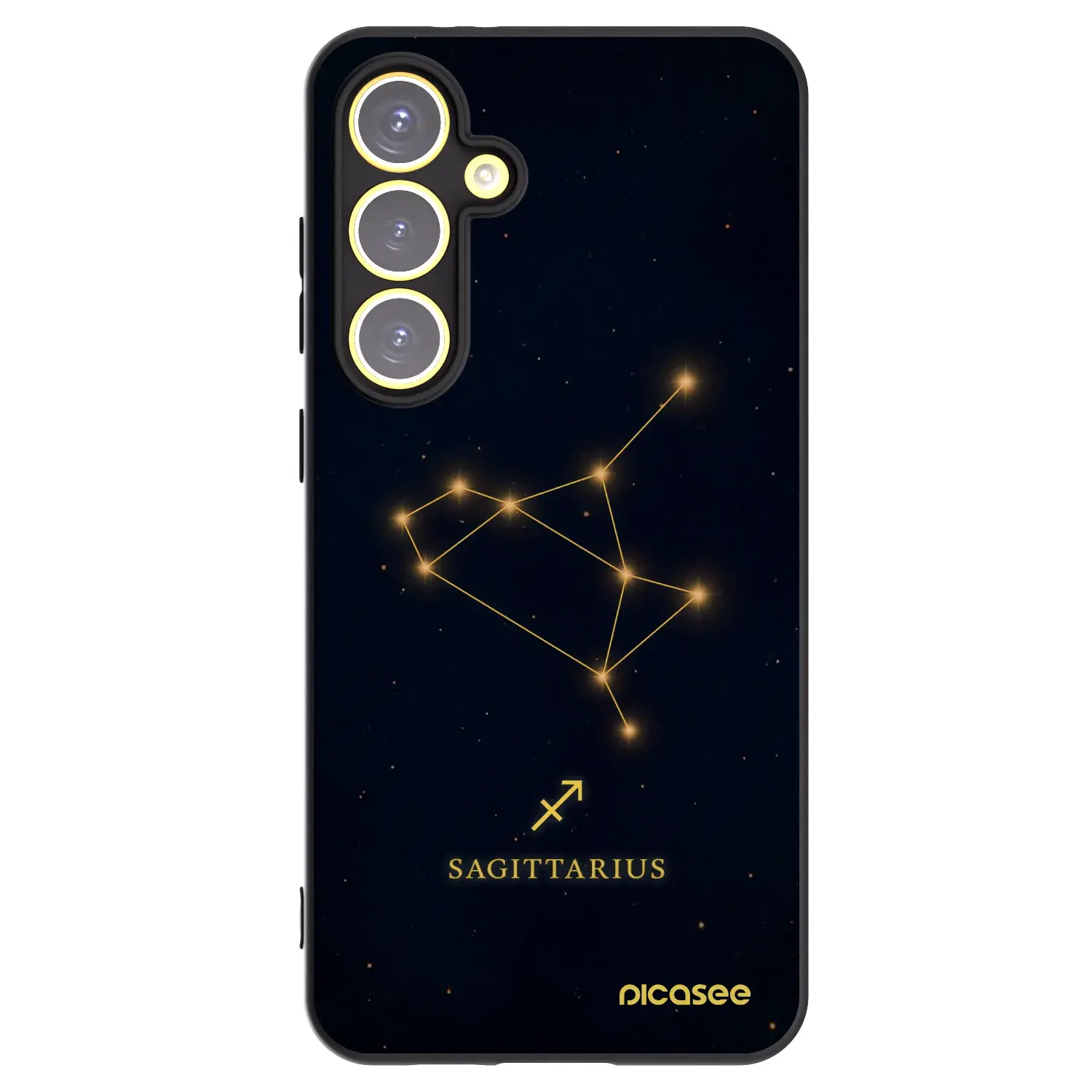 Silikonový černý obal pro Samsung Galaxy S24 FE S721B - SAGITTARIUS