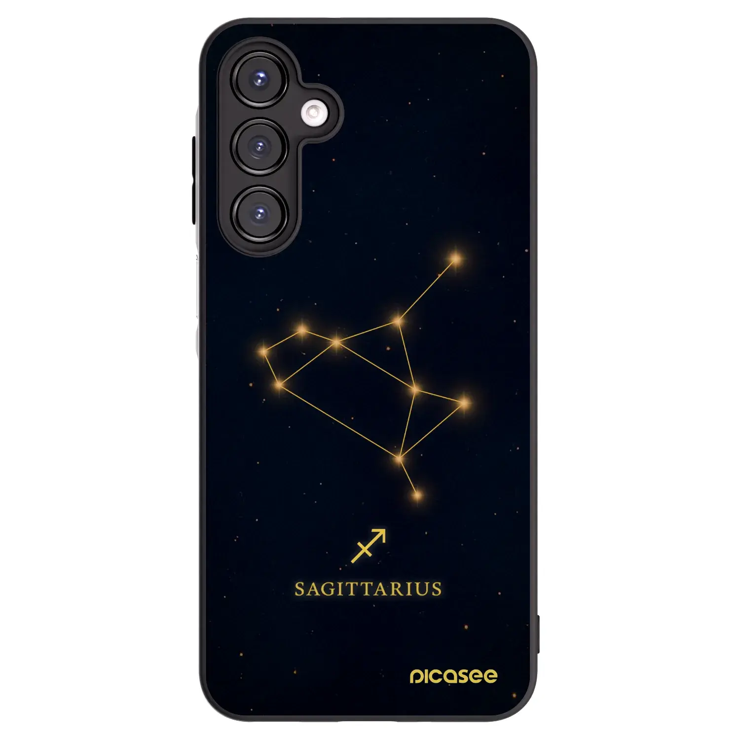 Silikonový černý obal pro Samsung Galaxy A16 5G - SAGITTARIUS