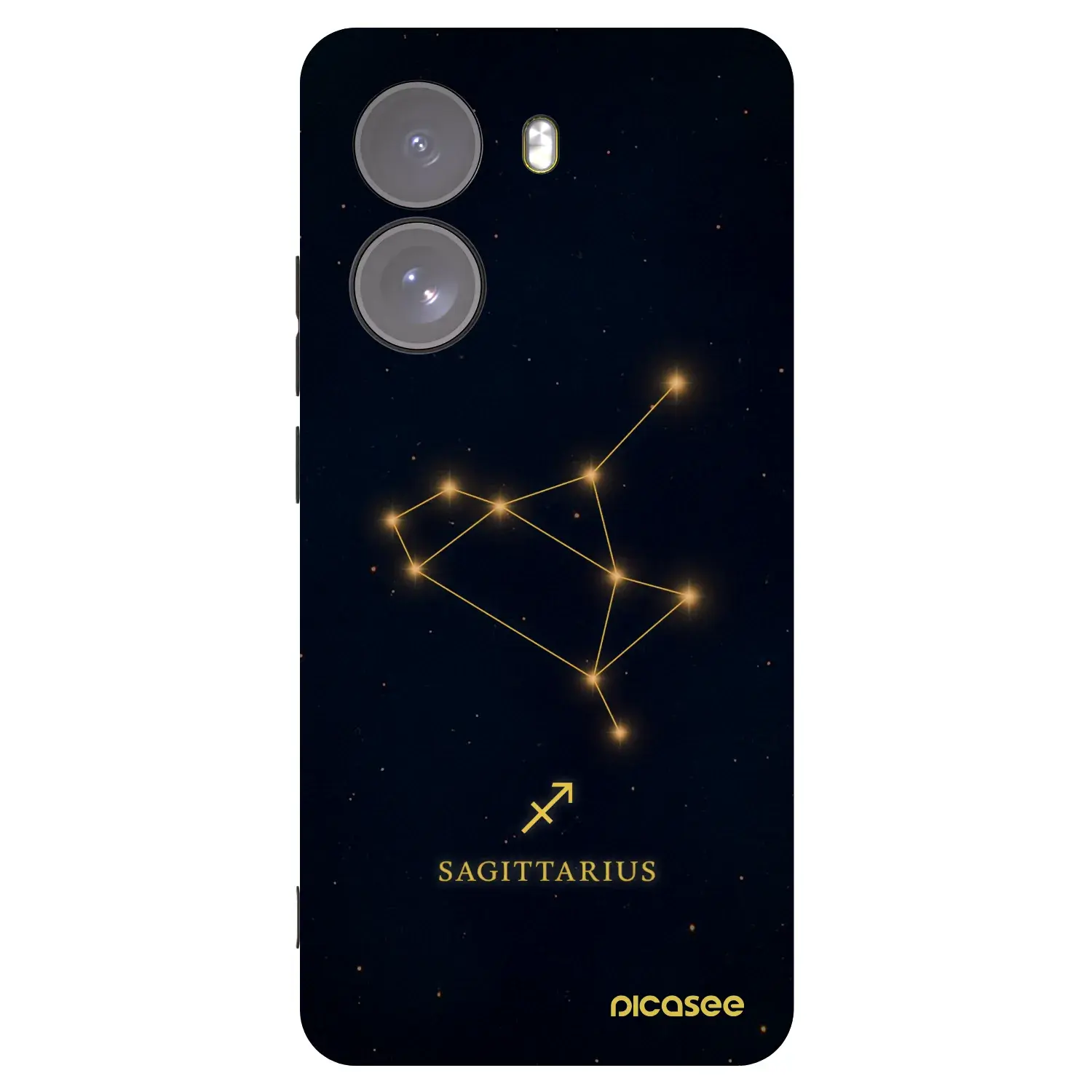 Silikonový černý obal pro Xiaomi Poco X7 - SAGITTARIUS