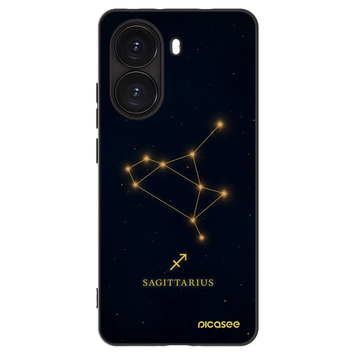 Silikonový černý obal pro Xiaomi Poco X7 Pro 5G - SAGITTARIUS