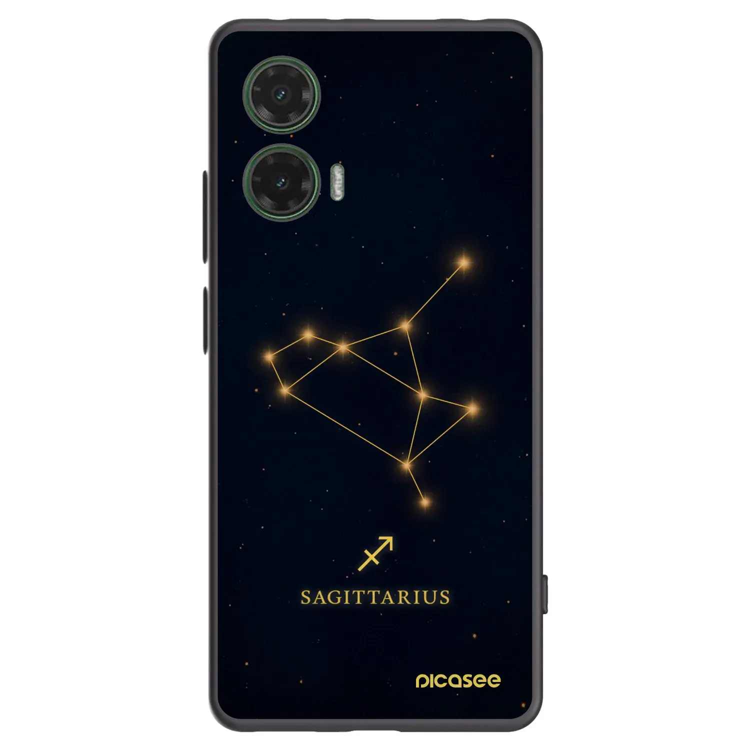 Silikonový černý obal pro Motorola Moto G35 5G - SAGITTARIUS