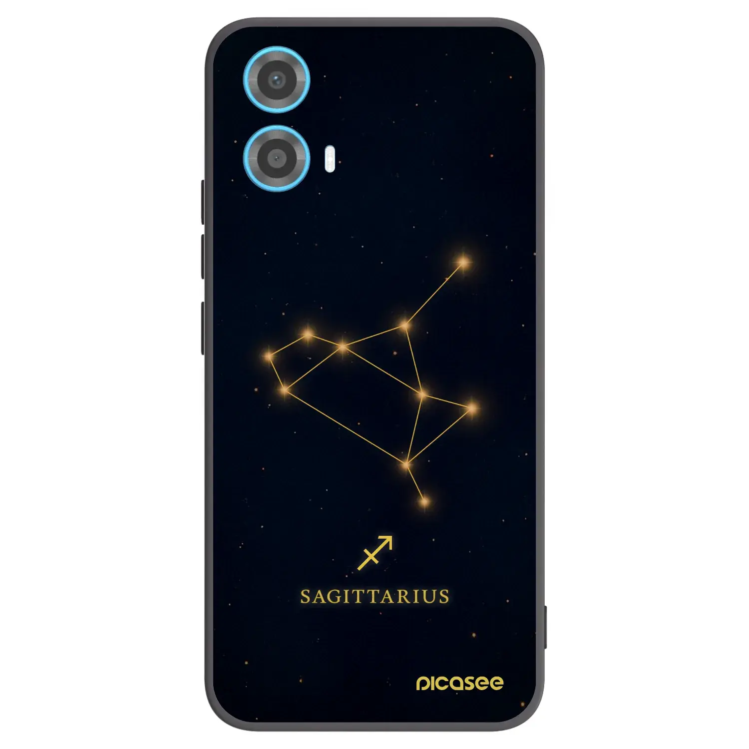 Silikonový černý obal pro Motorola Moto G34 5G - SAGITTARIUS