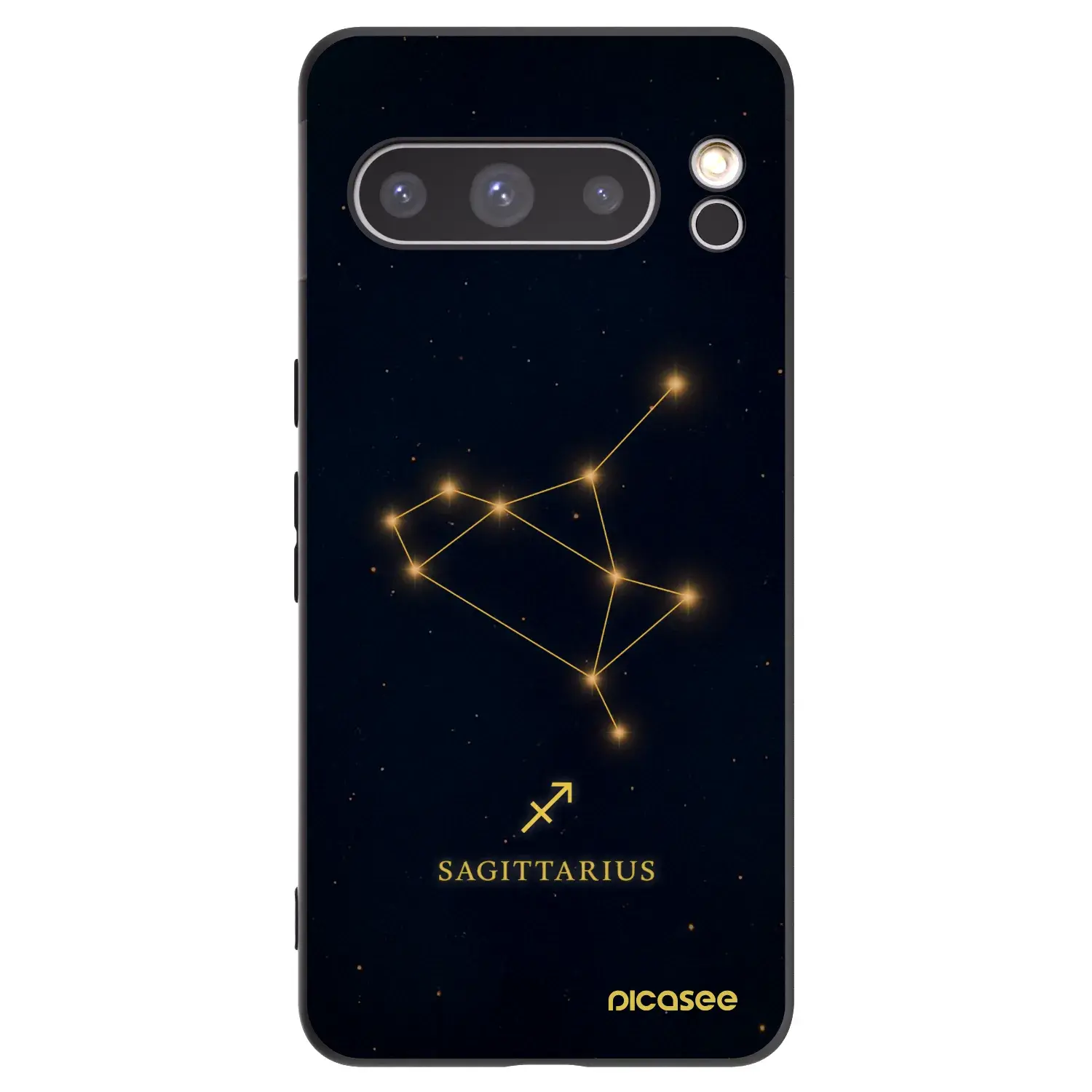 Silikonový černý obal pro Google Pixel 8 Pro - SAGITTARIUS