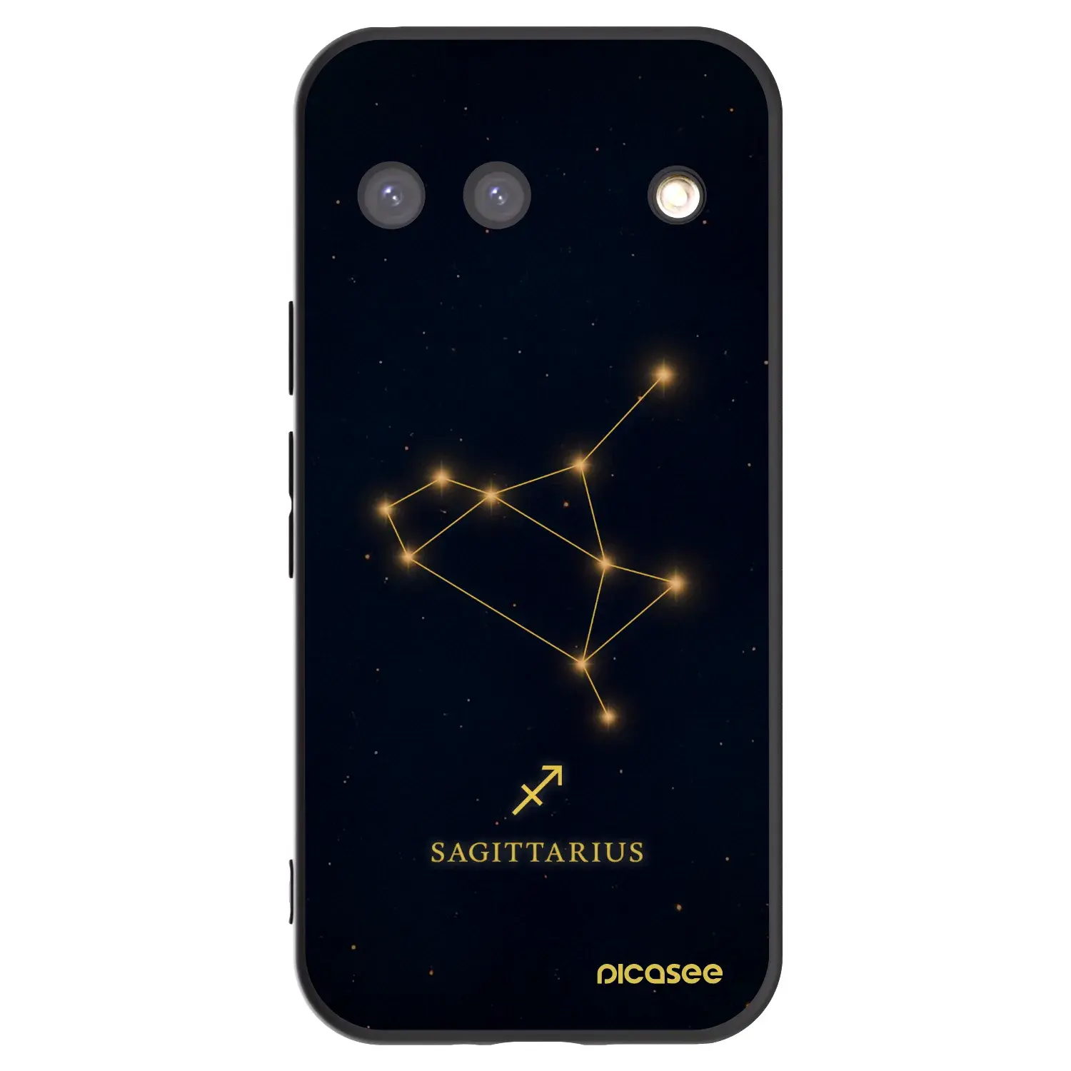 Silikonový černý obal pro Google Pixel 9 - SAGITTARIUS