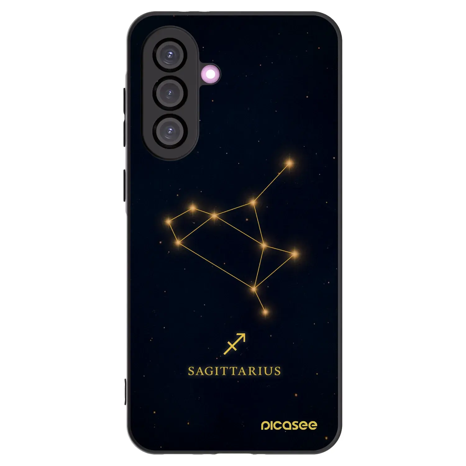 Silikonový černý obal pro Samsung Galaxy A36 5G - SAGITTARIUS