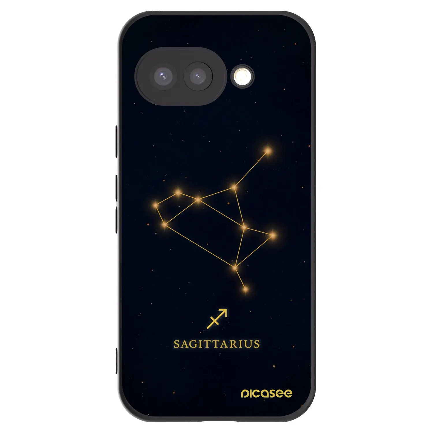 Silikonový černý obal pro Google Pixel 9a - SAGITTARIUS