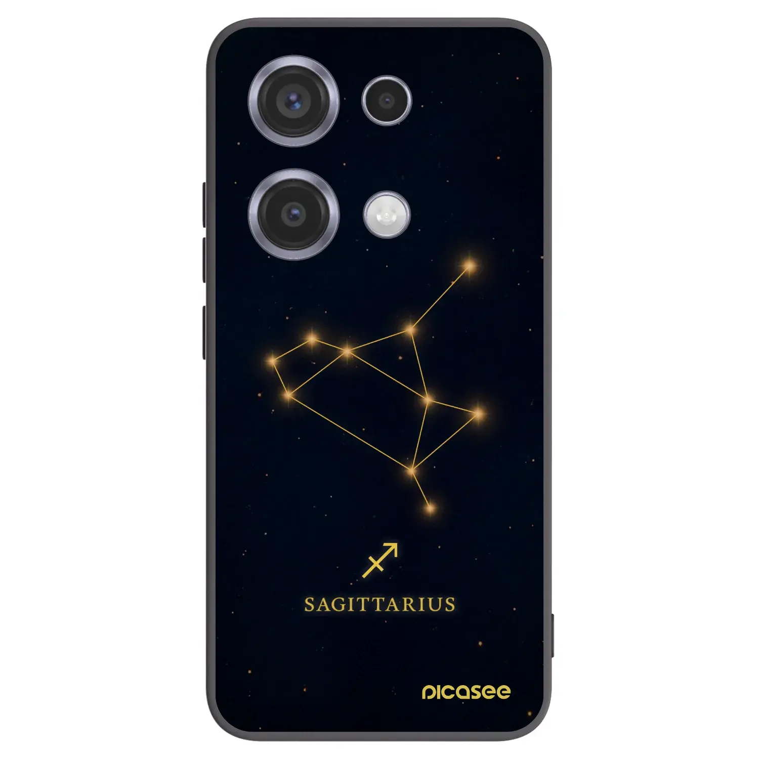 Silikonový černý obal pro Xiaomi Redmi Note 14S - SAGITTARIUS